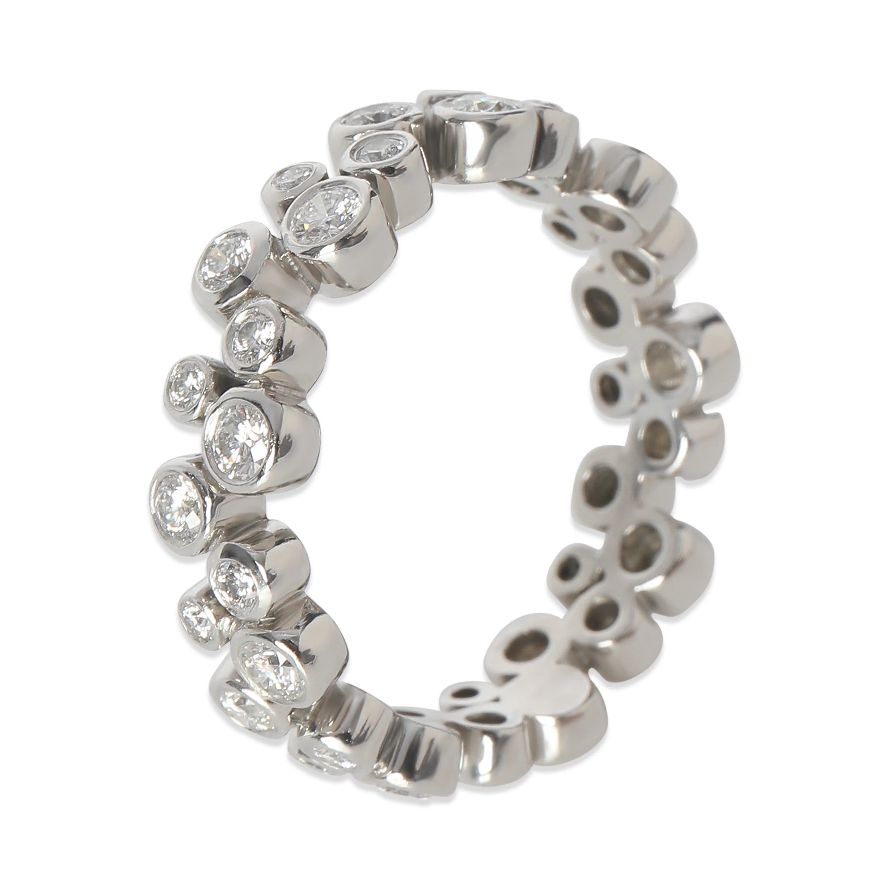 Platinum Diamond Bubble Ring - Image 4