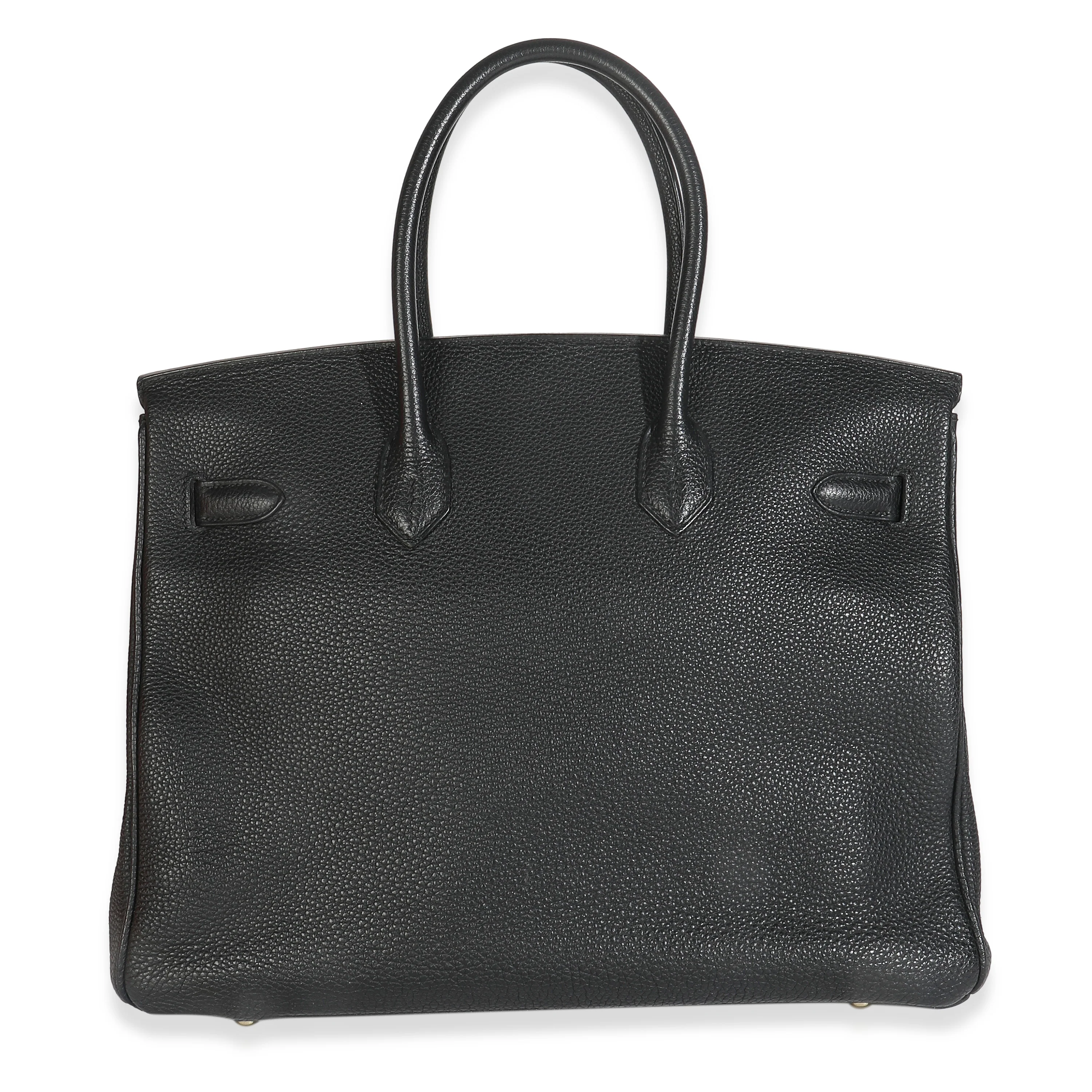 Black Togo Birkin 35 GHW - Image 4