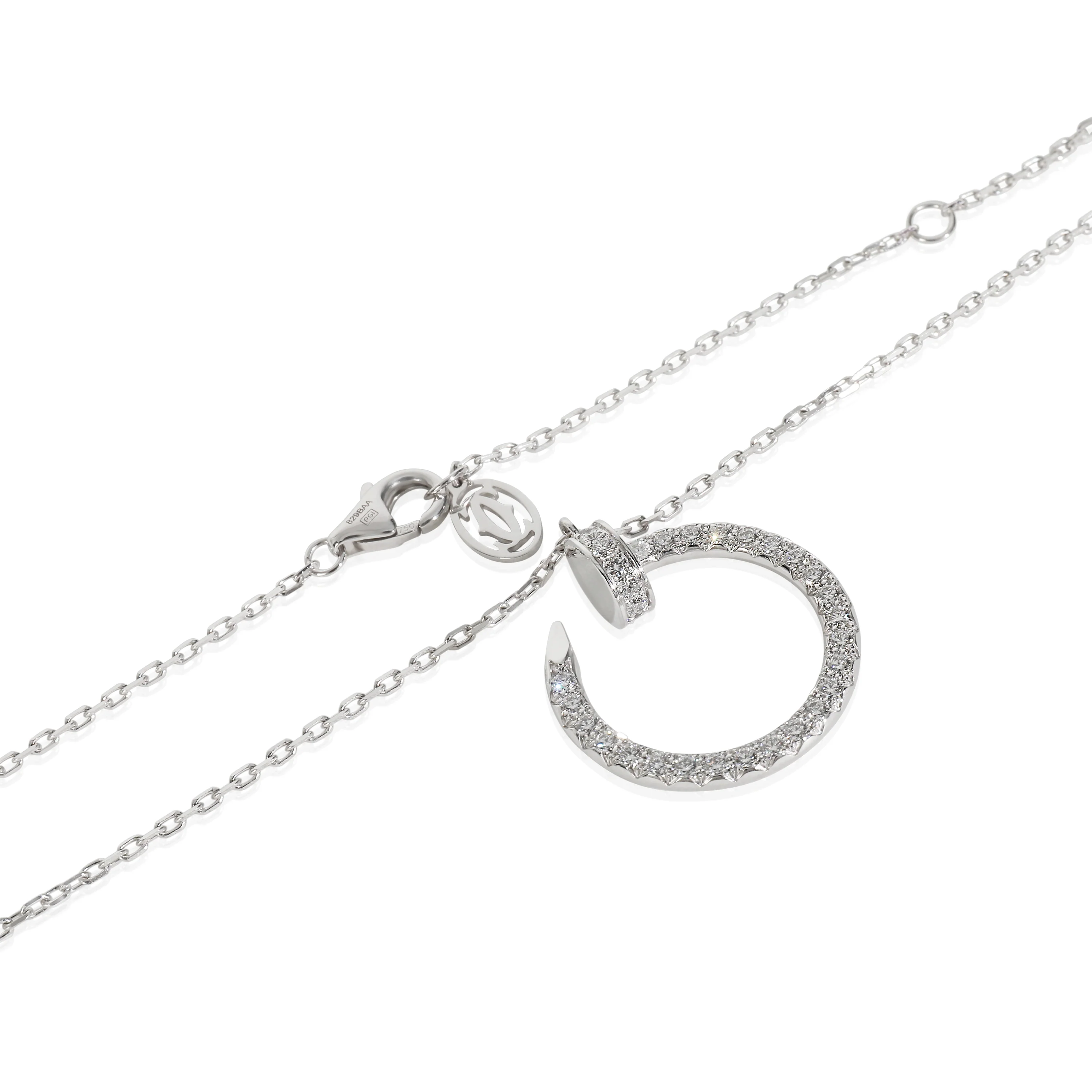 White Gold Diamond Juste Un Clou Pendant - Image 2