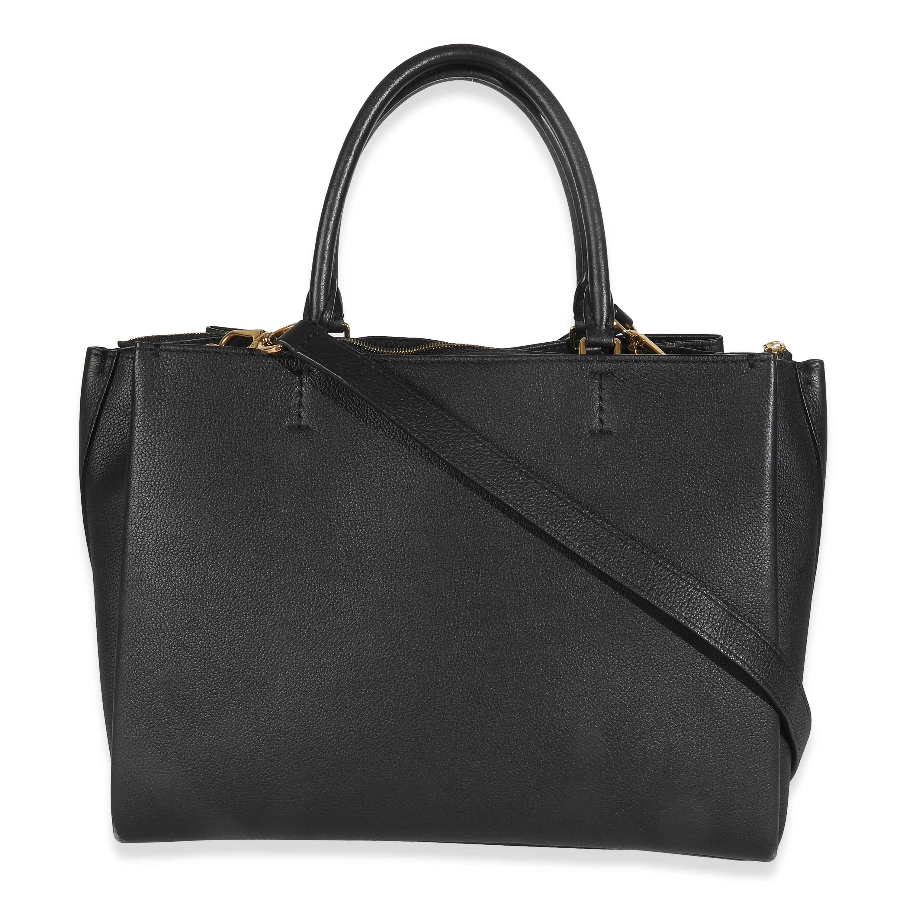 Black Calfskin Lockmeto Bag - Image 4