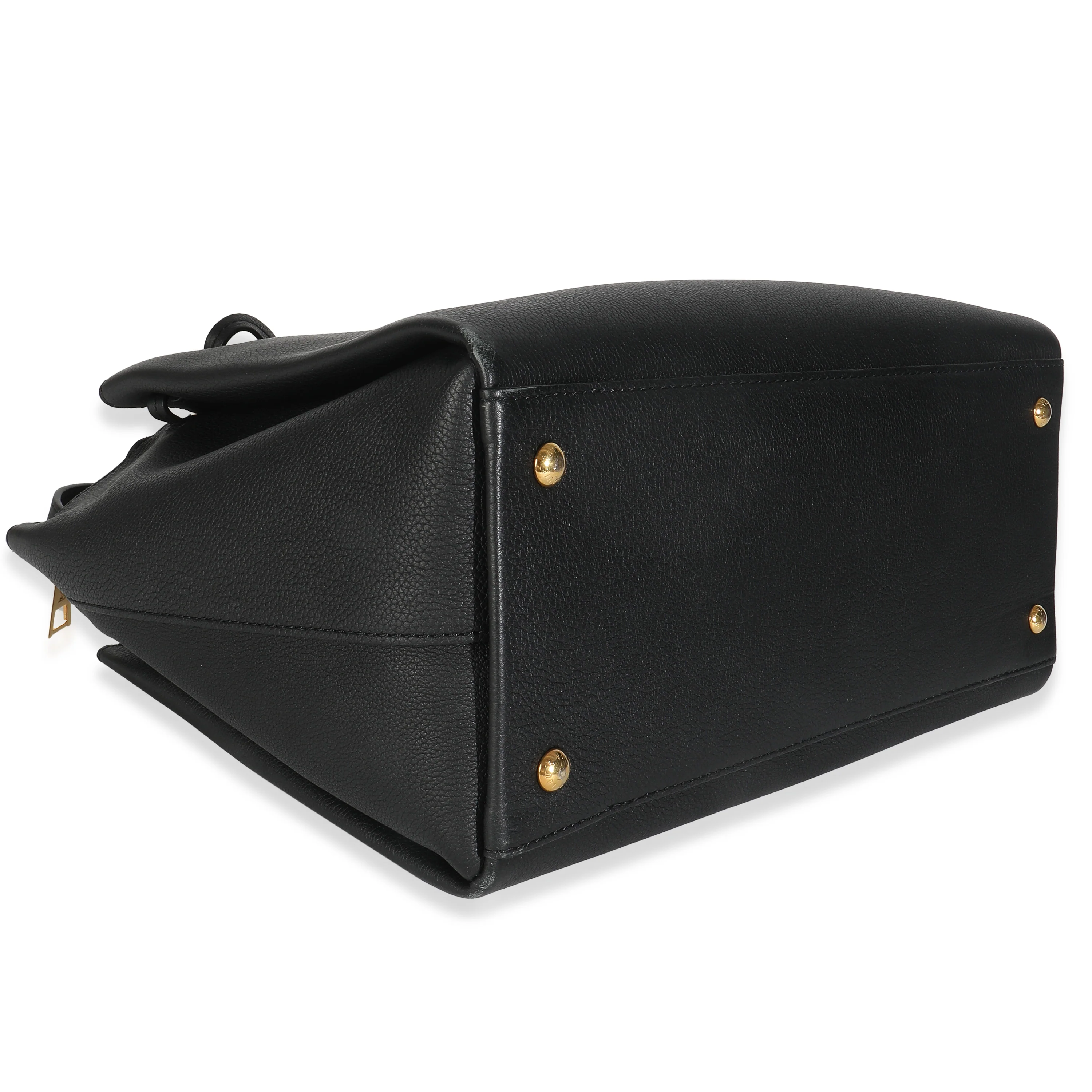 Black Calfskin Lockmeto Bag - Image 6