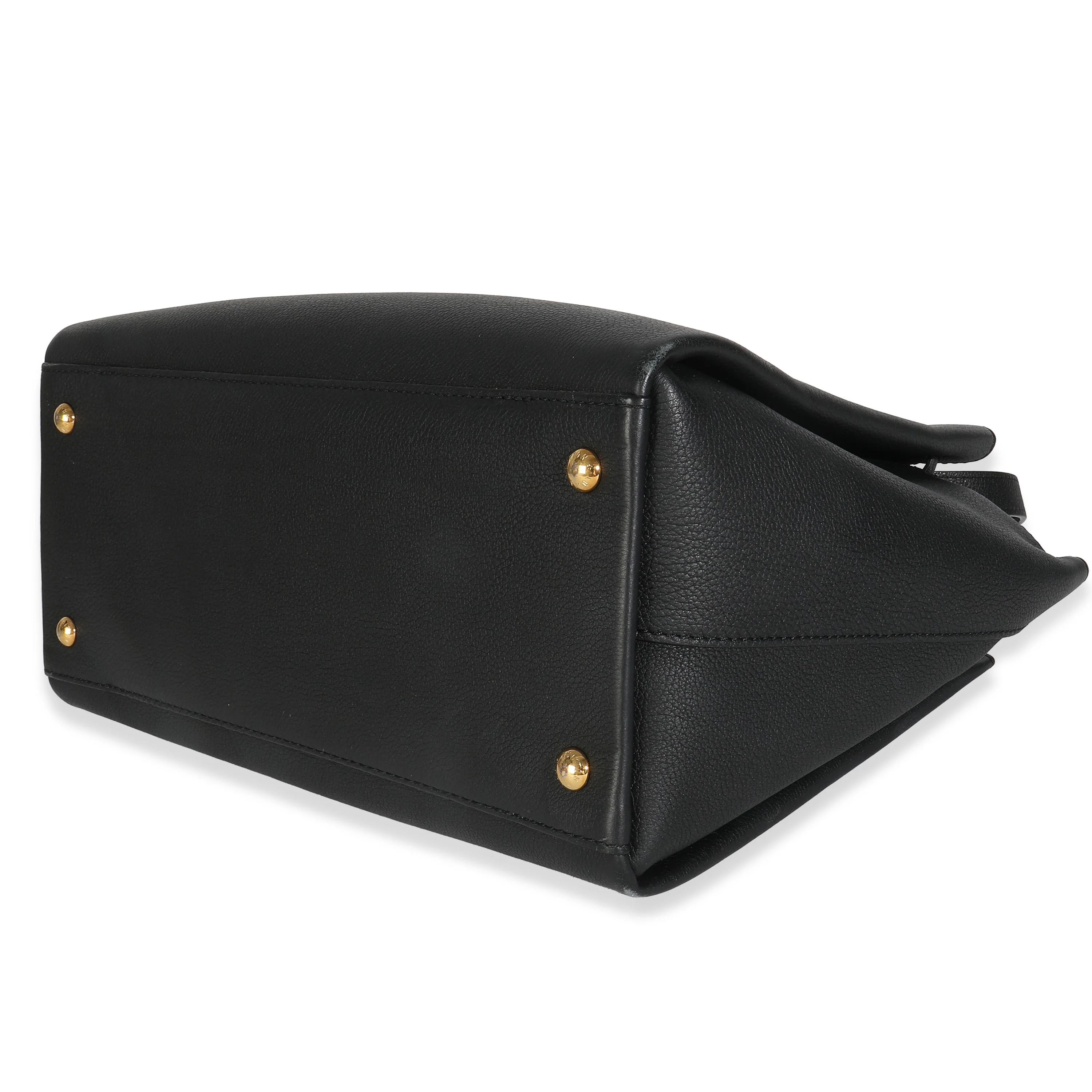 Black Calfskin Lockmeto Bag - Image 7