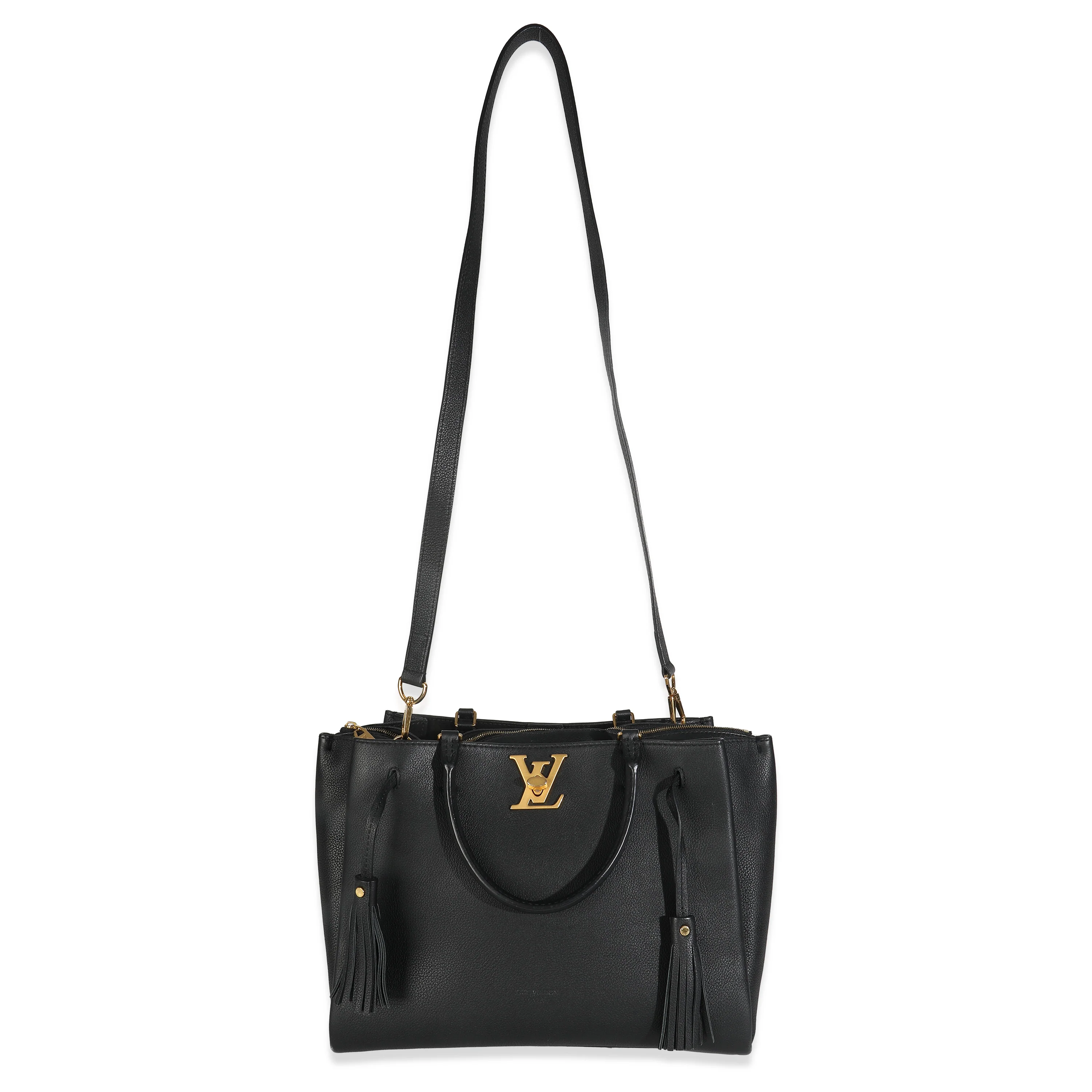 Black Calfskin Lockmeto Bag - Image 8