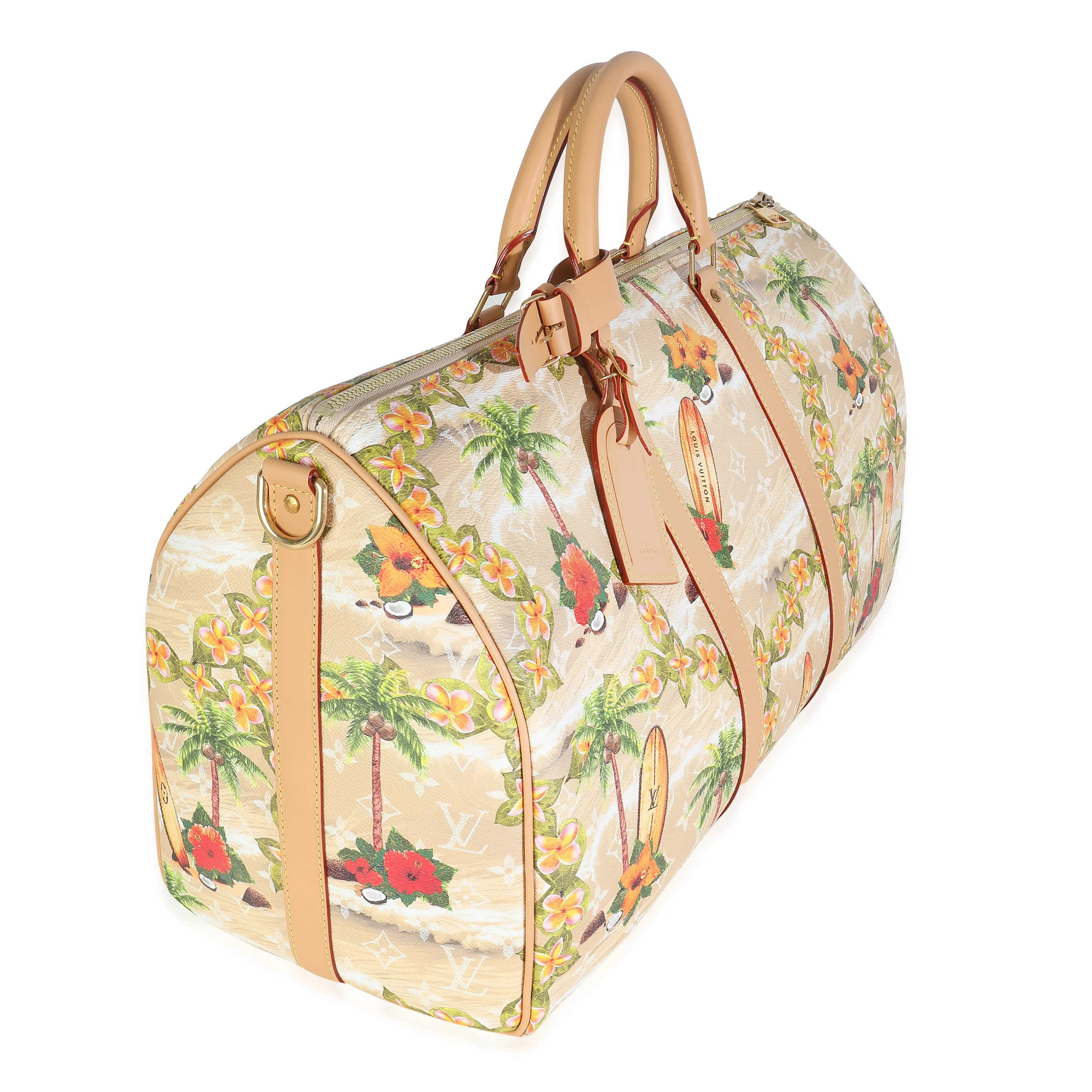 Monogram Surfin Keepall Bandouliere 50 Sand - Image 3