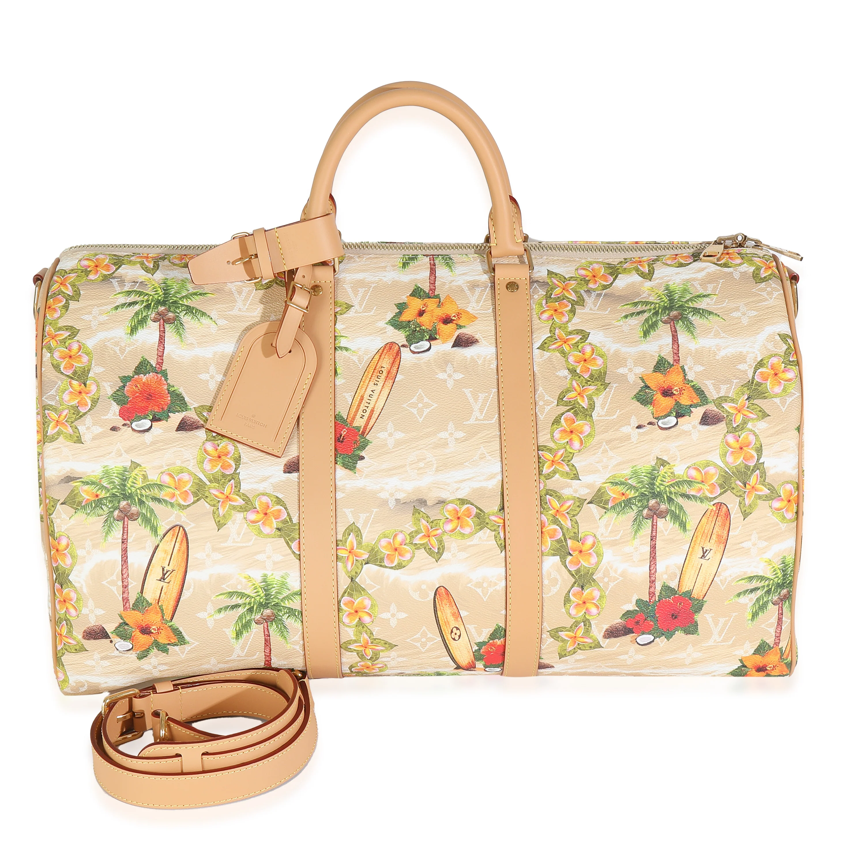Monogram Surfin Keepall Bandouliere 50 Sand - Image 5