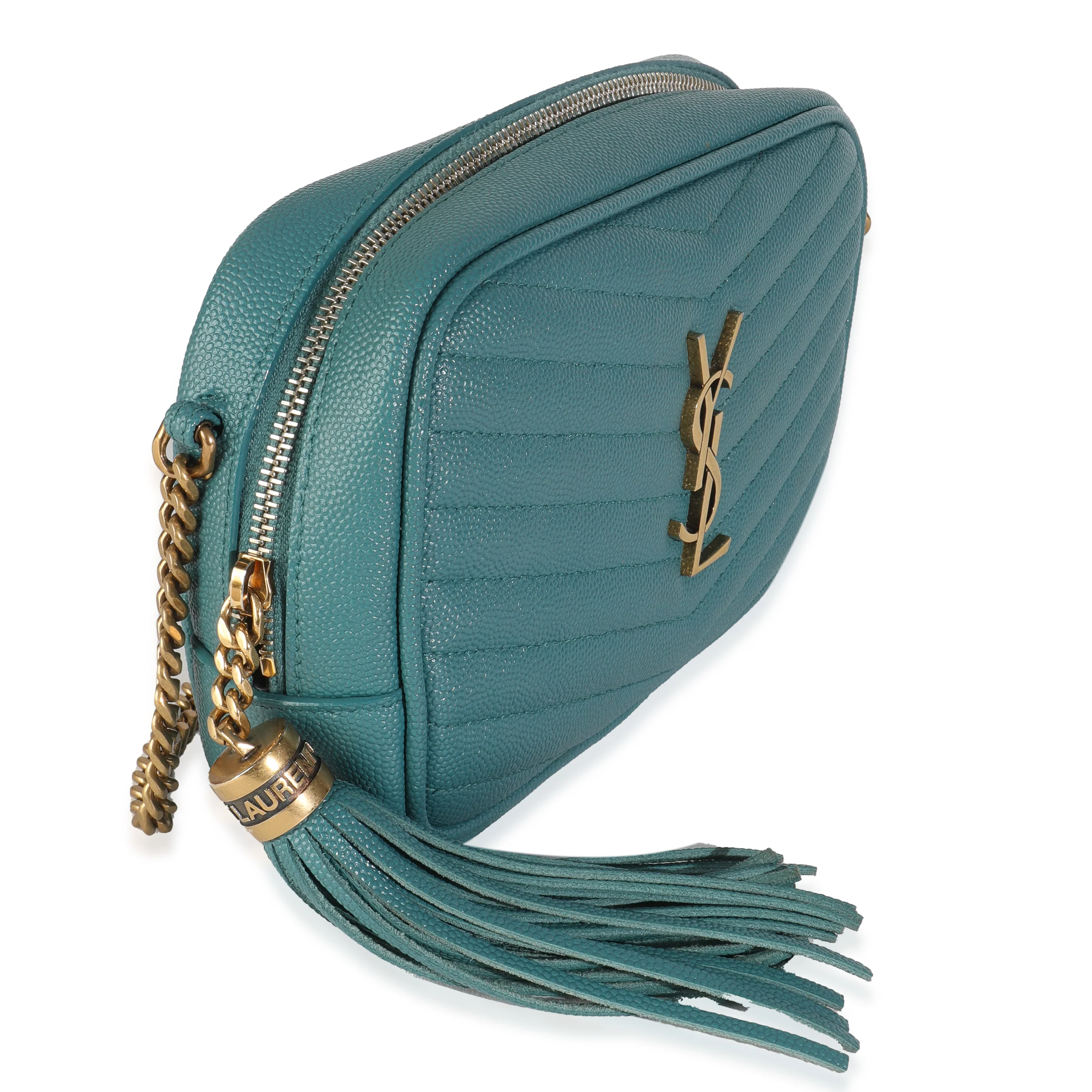 Blue Vert Grain De Poudre Matelasse Monogram Mini Lou Camera Bag - Image 2
