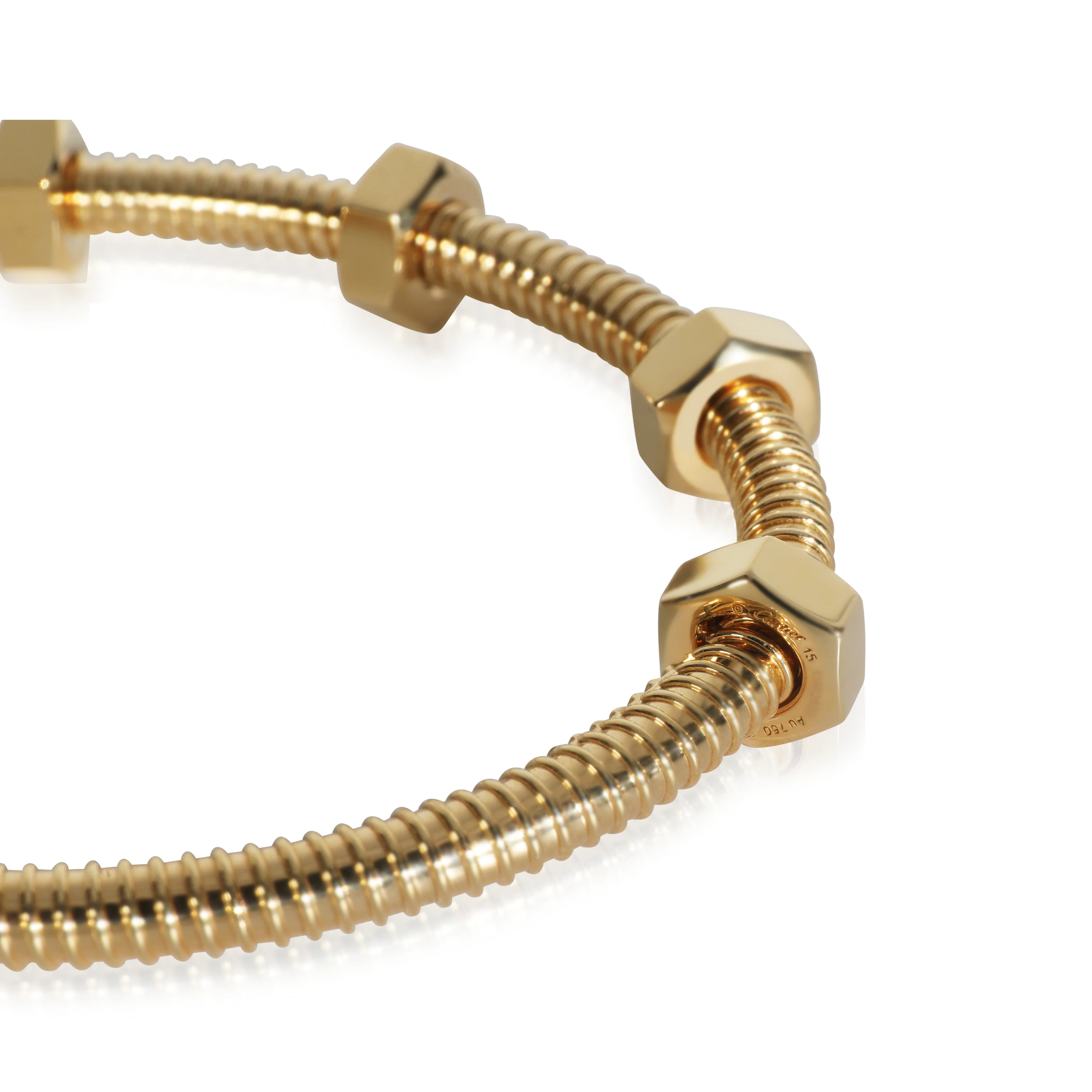 Yellow Gold Ecrou Bracelet - Image 5