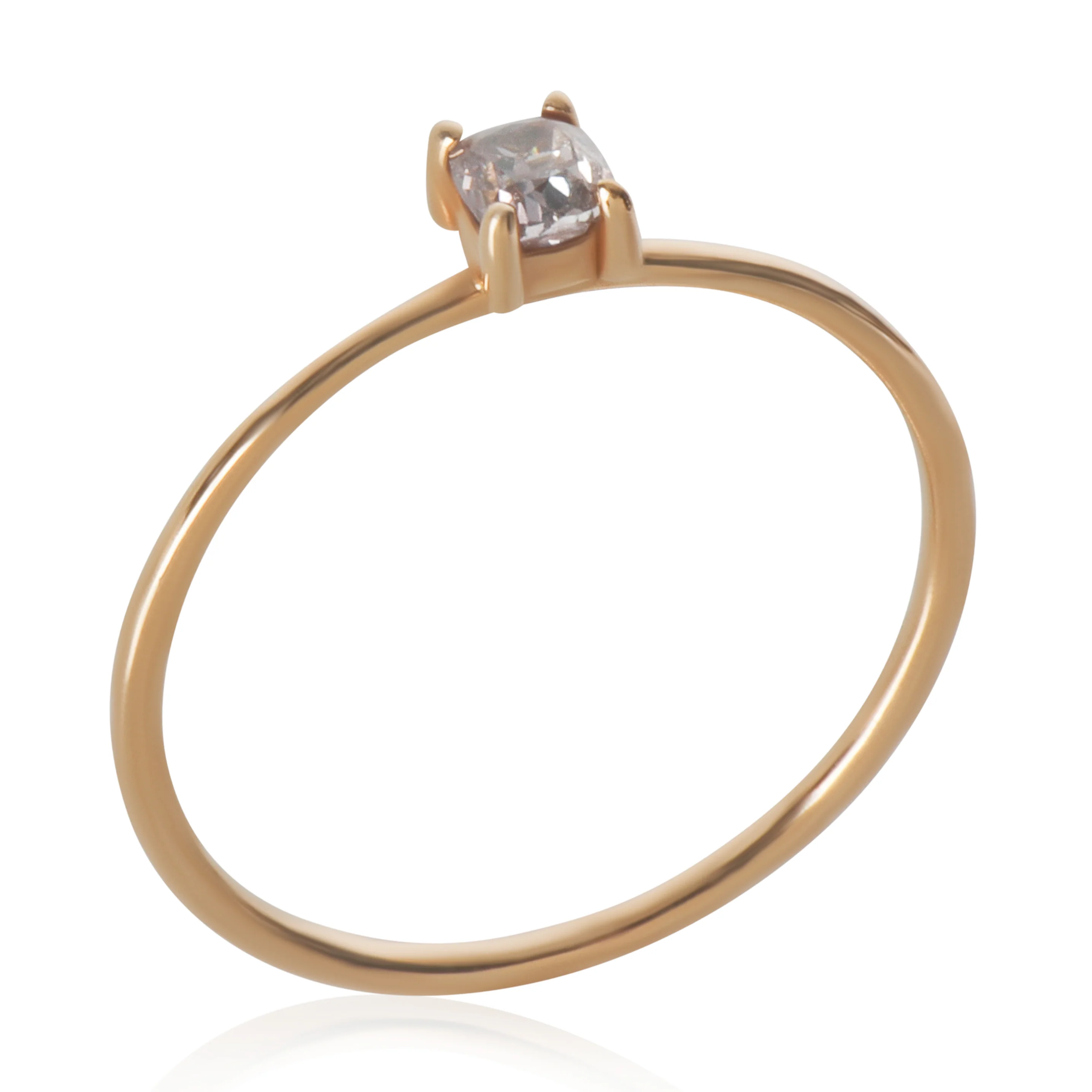 Rose Gold Natural Pink Diamond Ring - Image 4