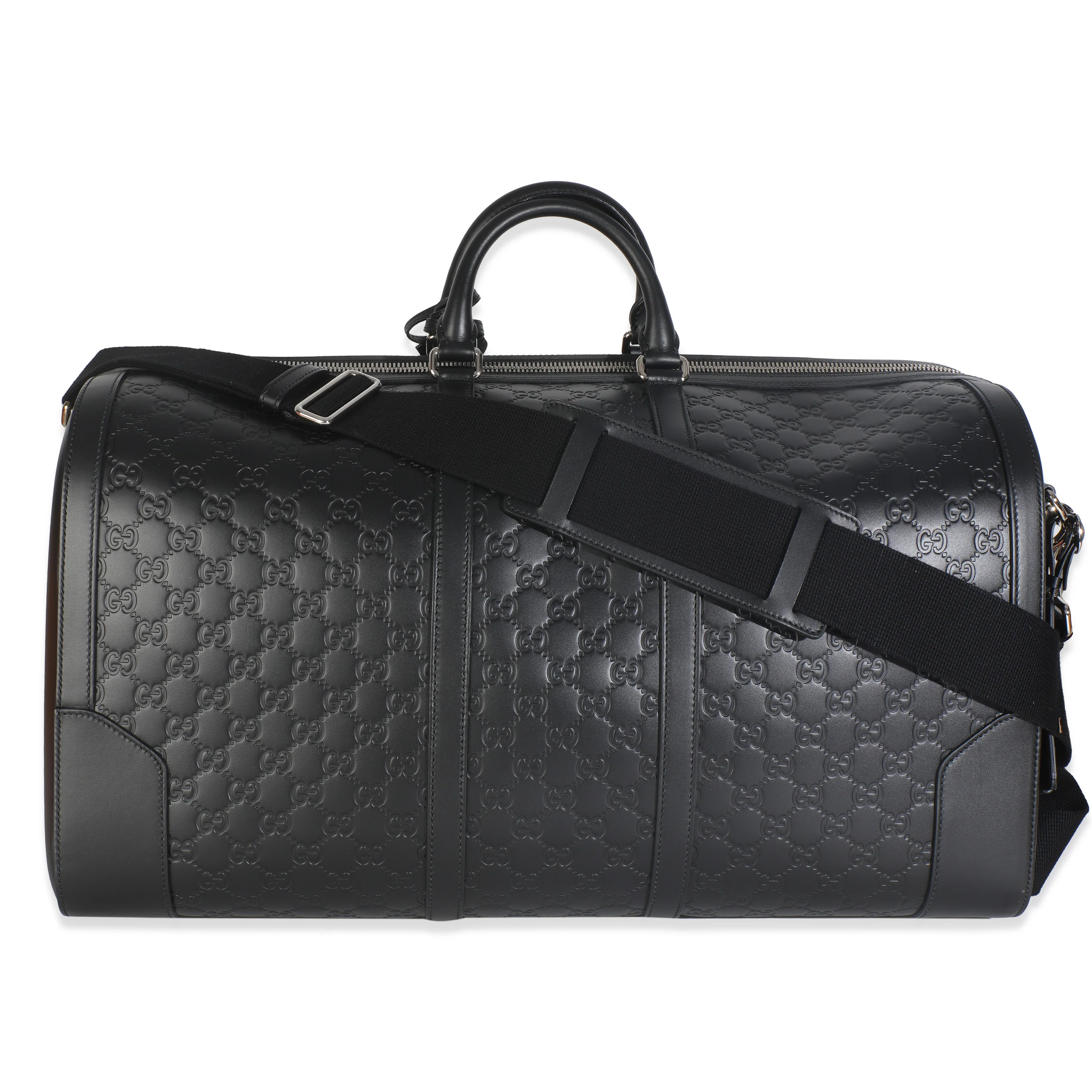 Black Guccissima Signature Medium Duffle Bag - Image 3