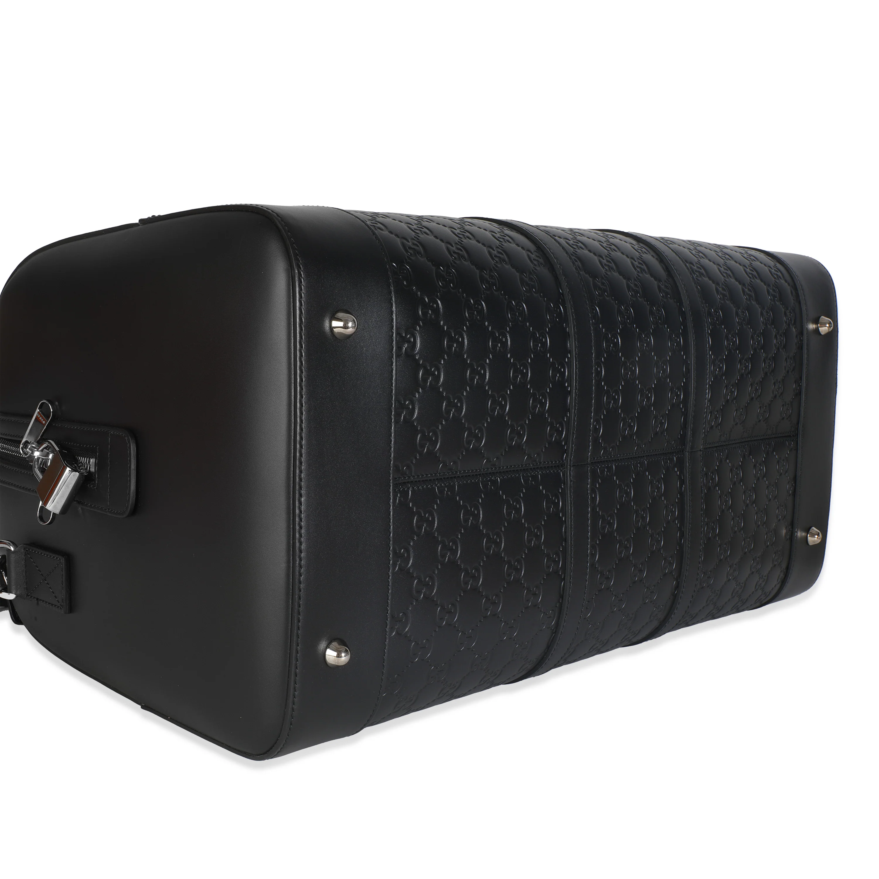 Black Guccissima Signature Medium Duffle Bag - Image 5