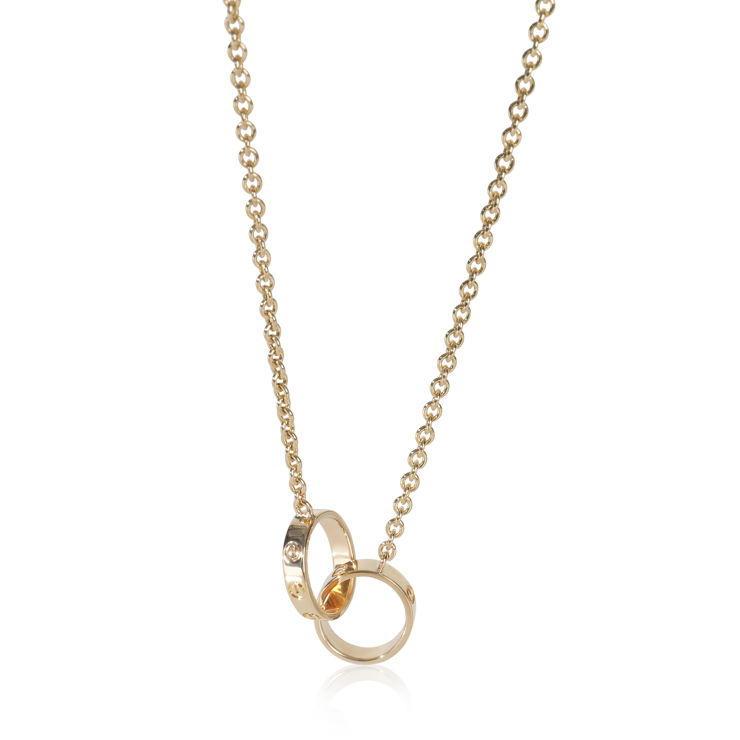 Yellow Gold Love Necklace
