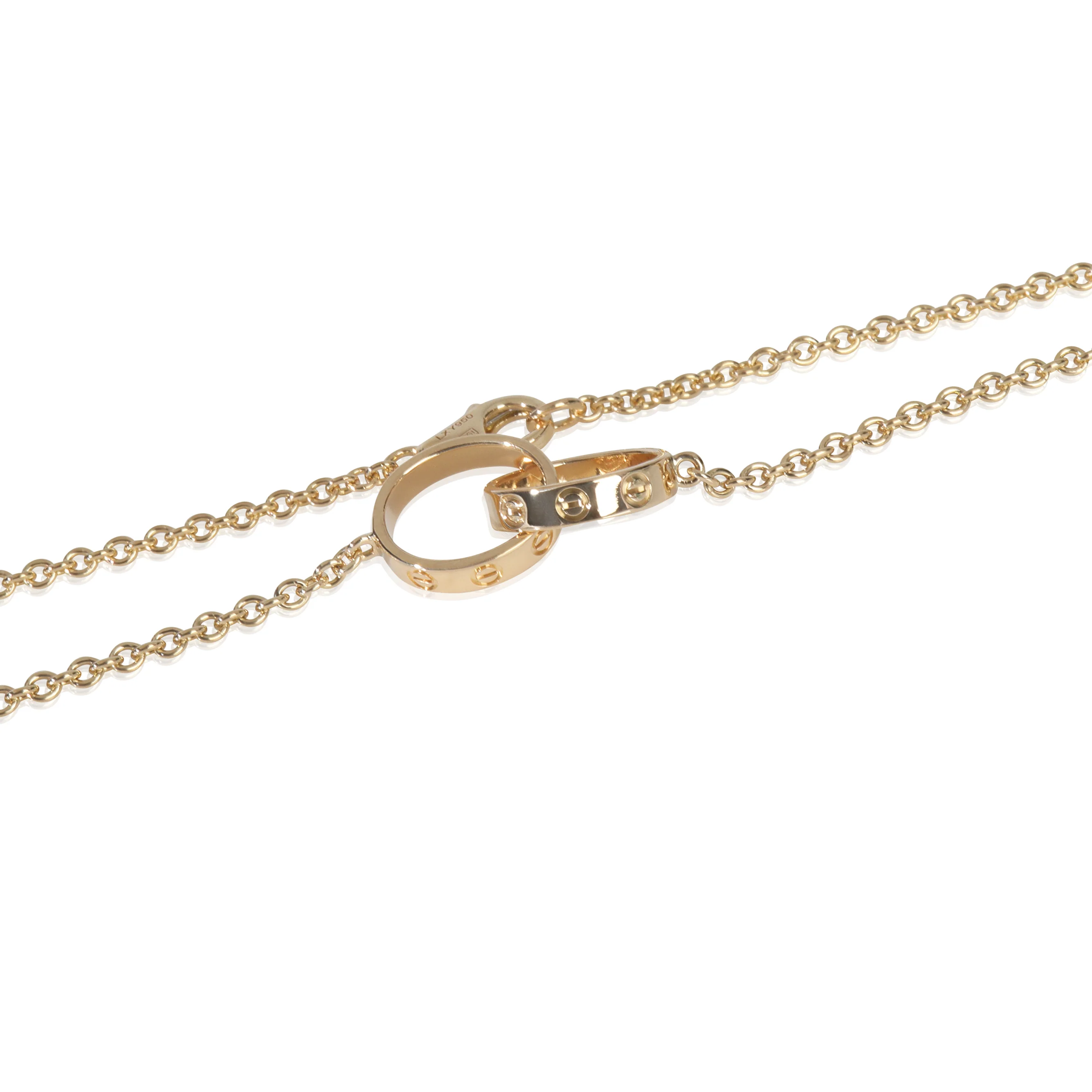 Yellow Gold Love Necklace - Image 2