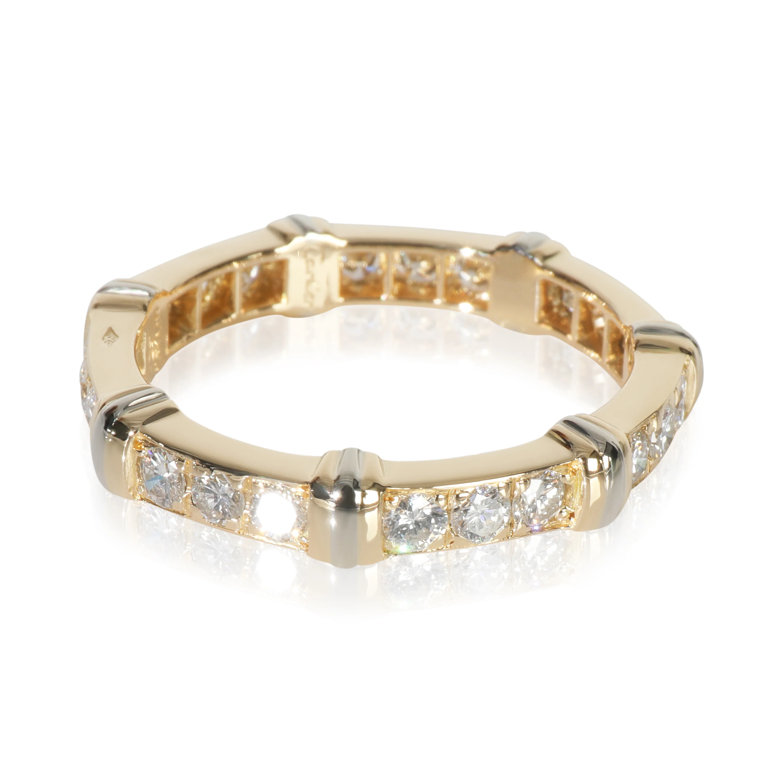 White Gold & Yellow Gold Diamond Vintage Contessa Band