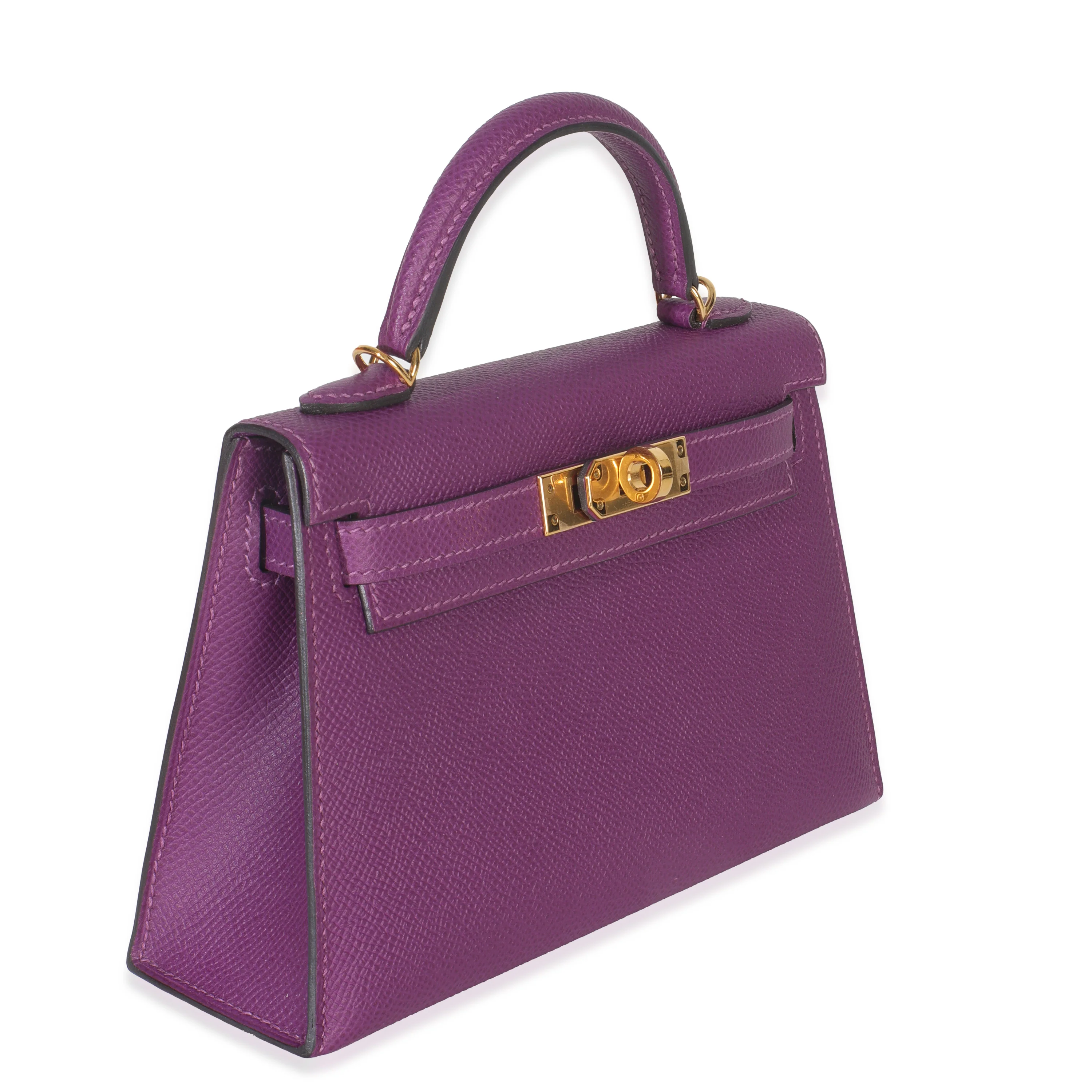 Anemone Epsom Sellier Mini Kelly II 20 GHW - Image 4