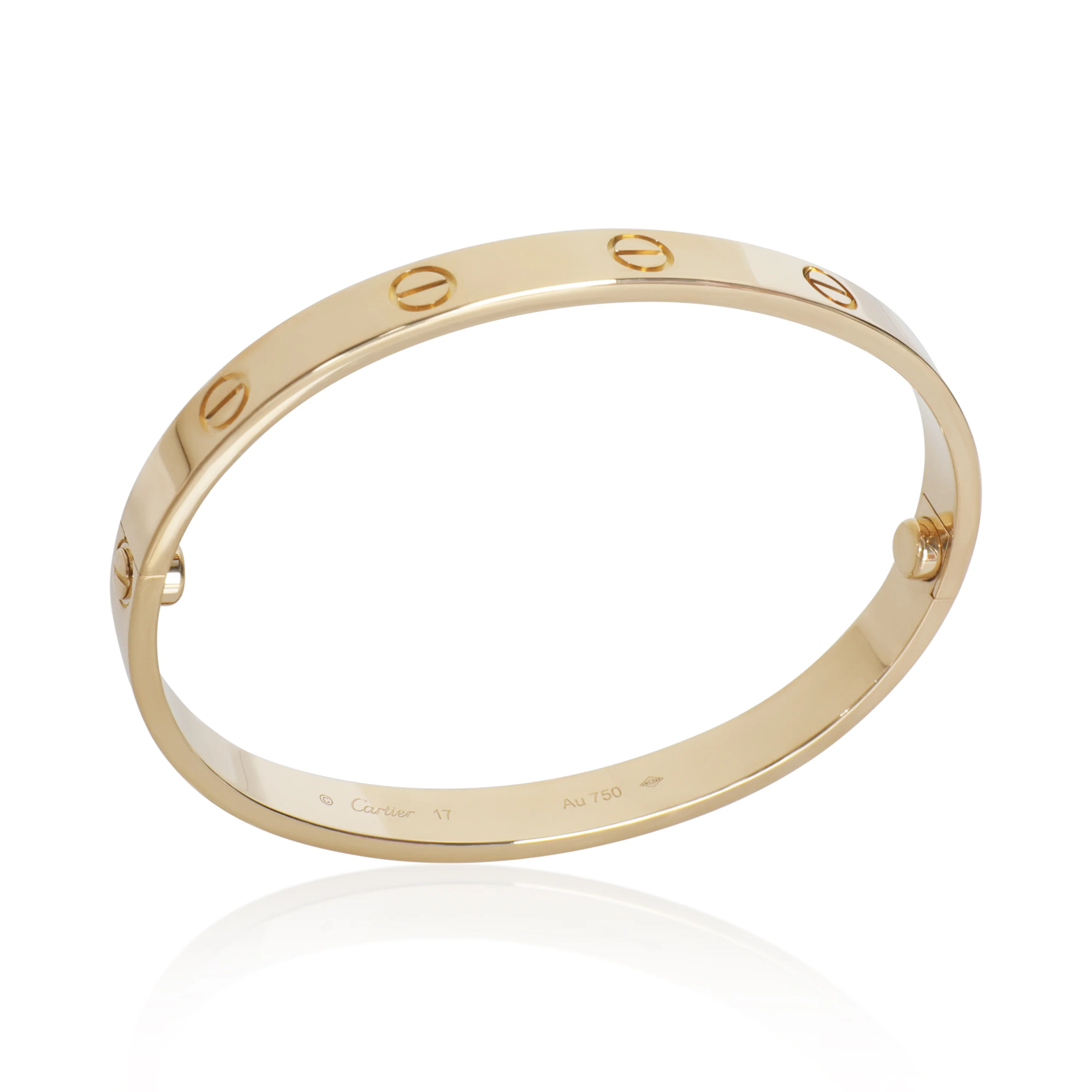 Yellow Gold Love Bracelet - Image 4