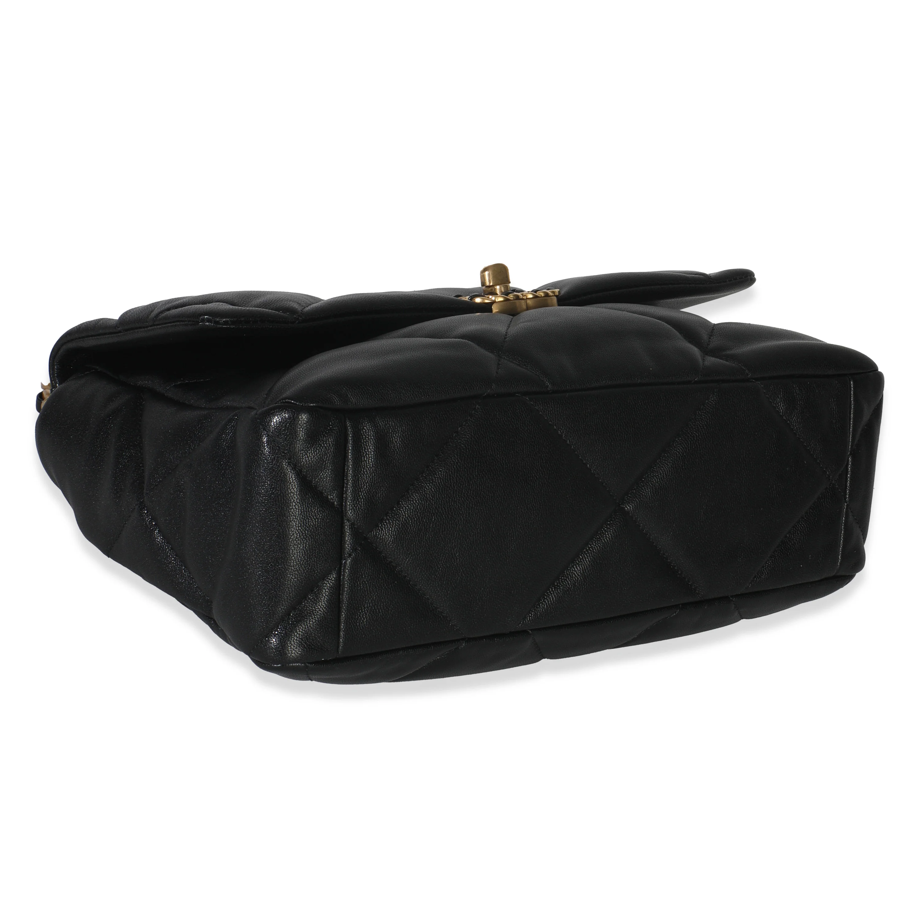 20A Black Quilted Lambskin Large Chanel 19 Flap Bag - Image 6