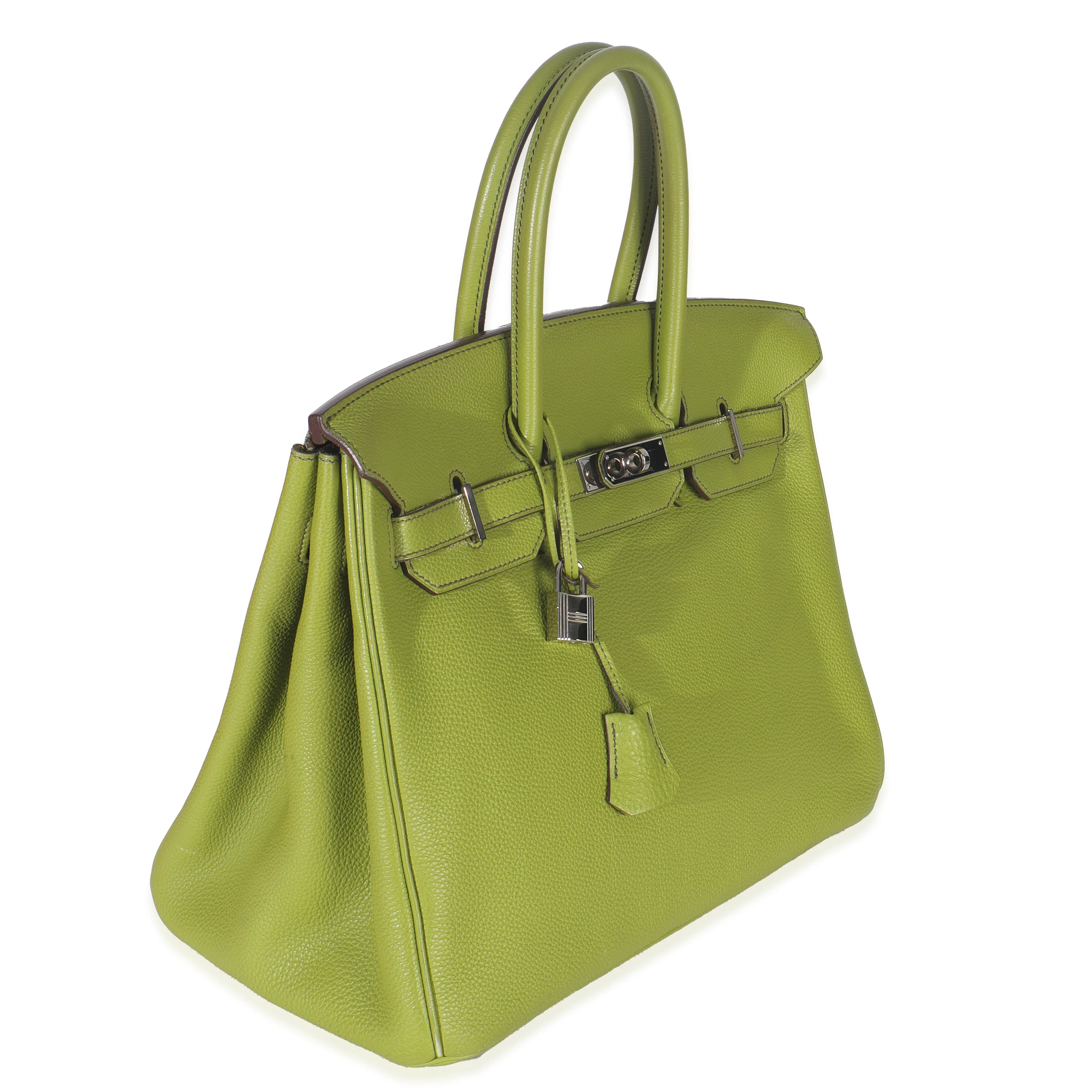 Vert Anis Togo Birkin 35 PHW - Image 3