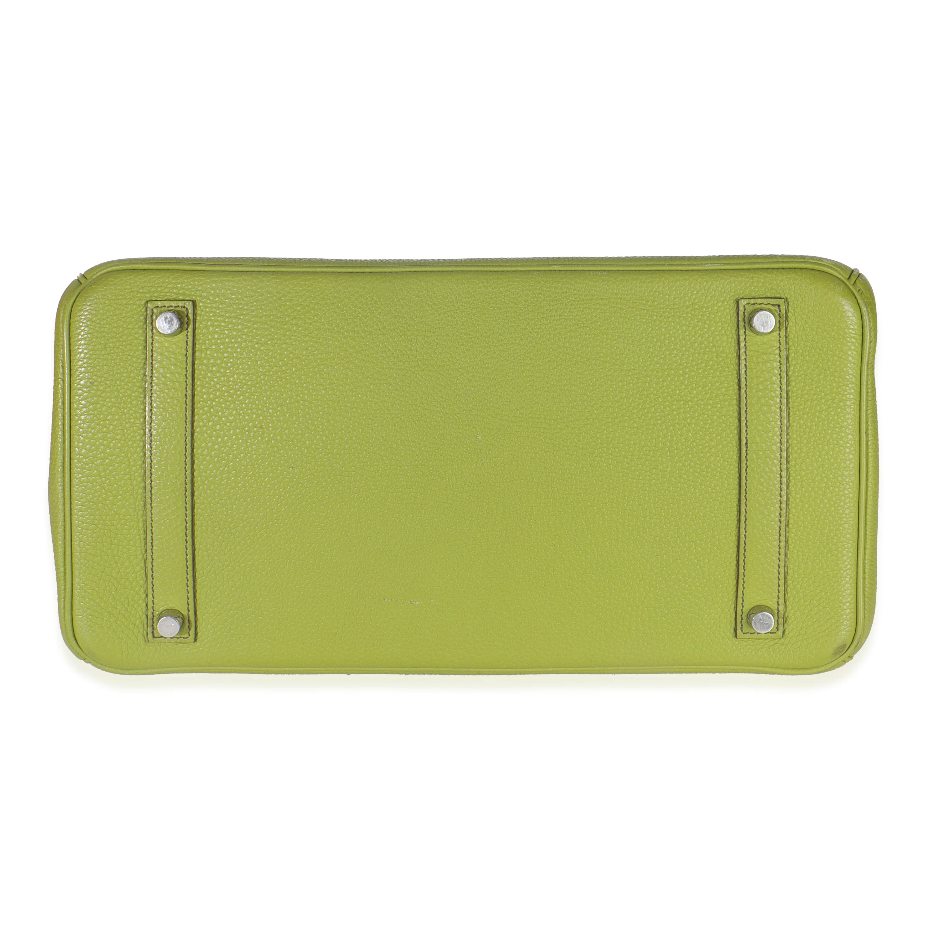 Vert Anis Togo Birkin 35 PHW - Image 5