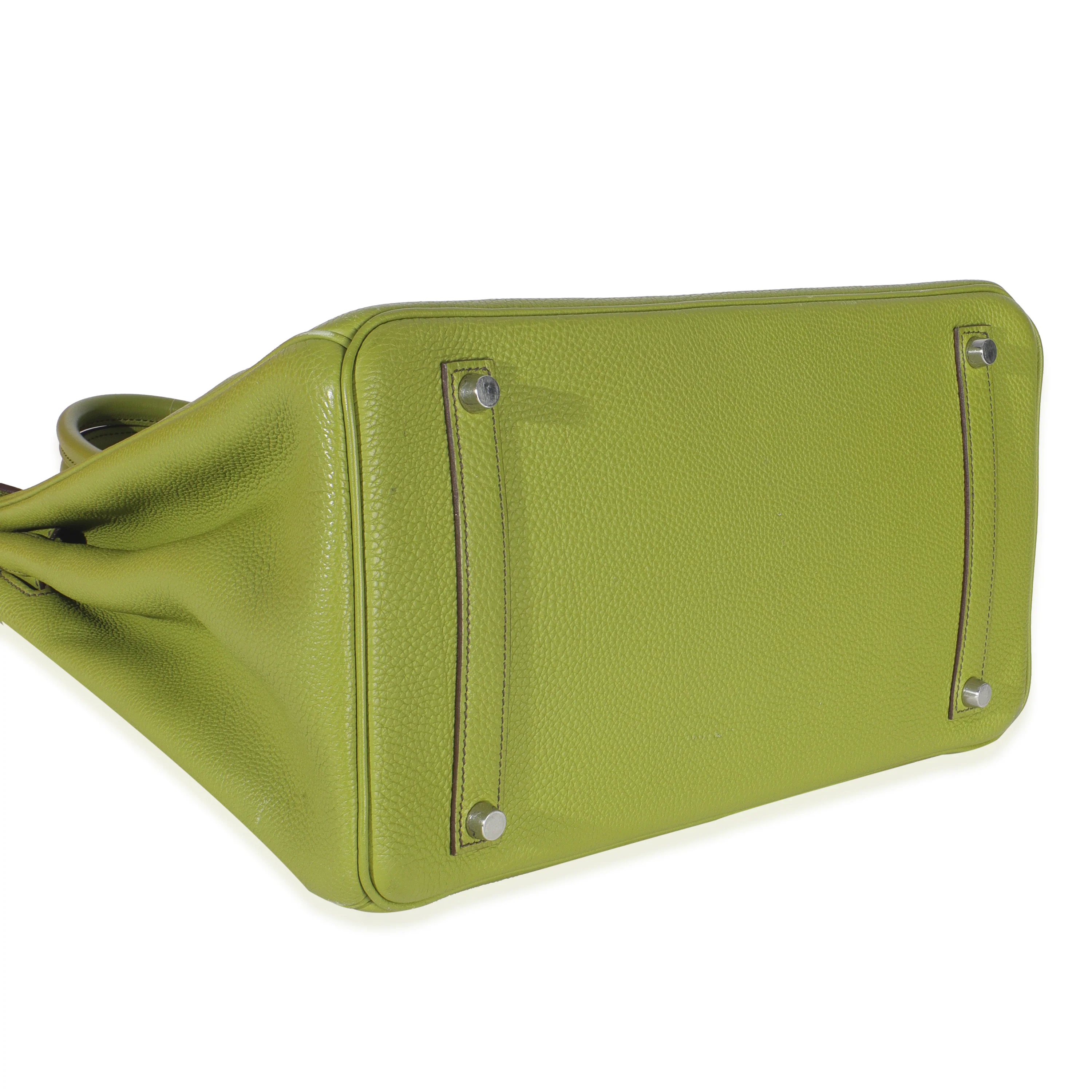 Vert Anis Togo Birkin 35 PHW - Image 6