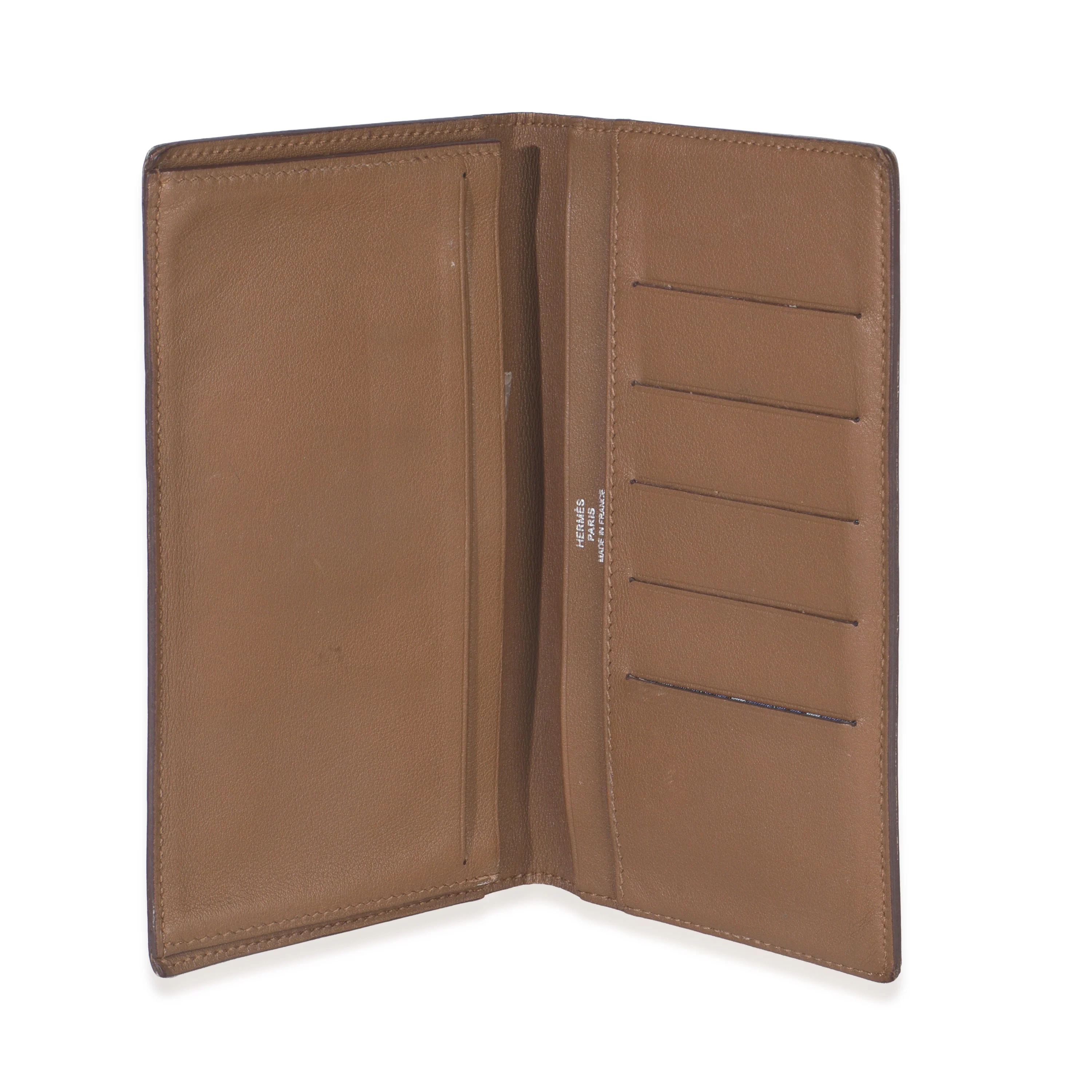 Vintage Taupe Swift MC² Fleming Wallet - Image 3