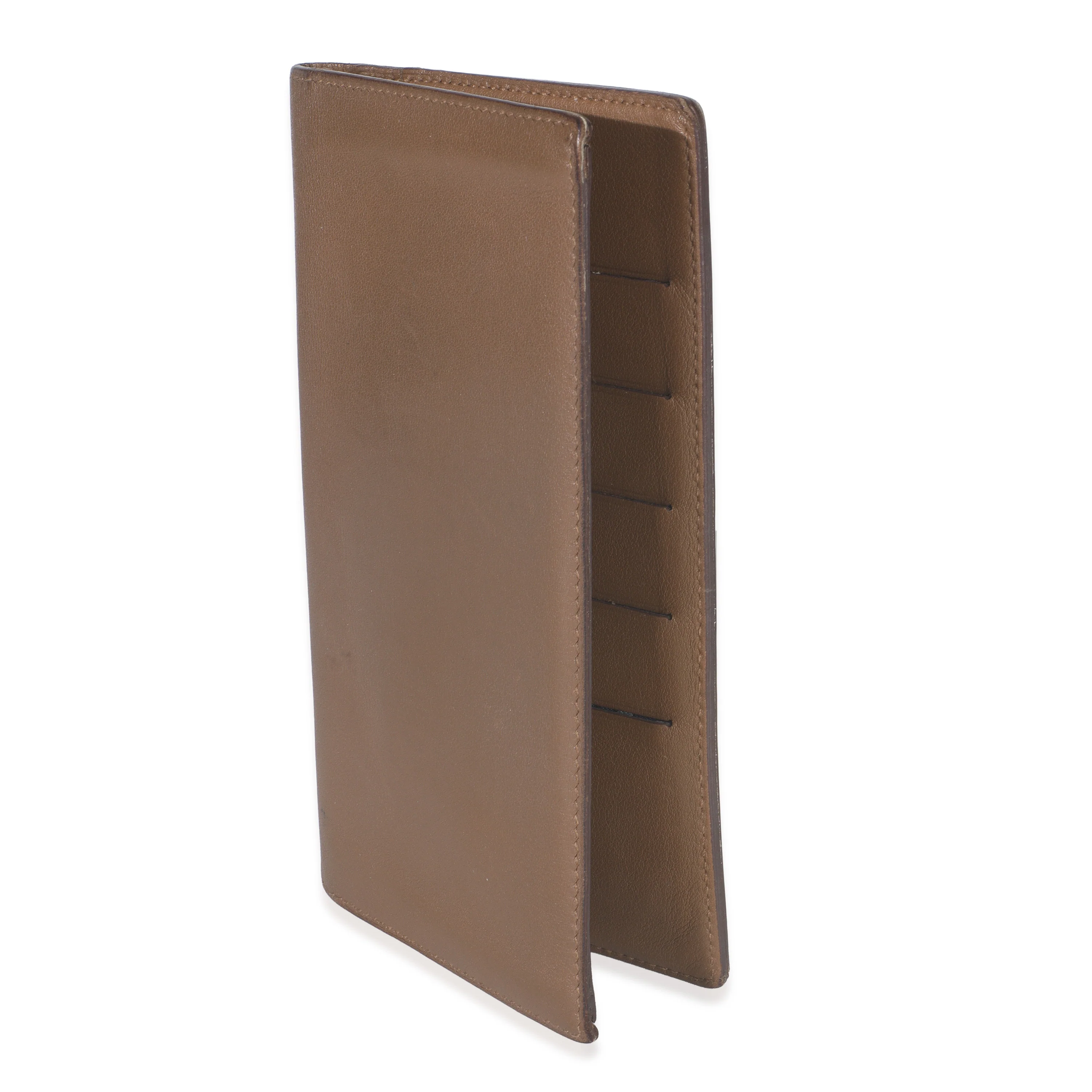 Vintage Taupe Swift MC² Fleming Wallet - Image 4