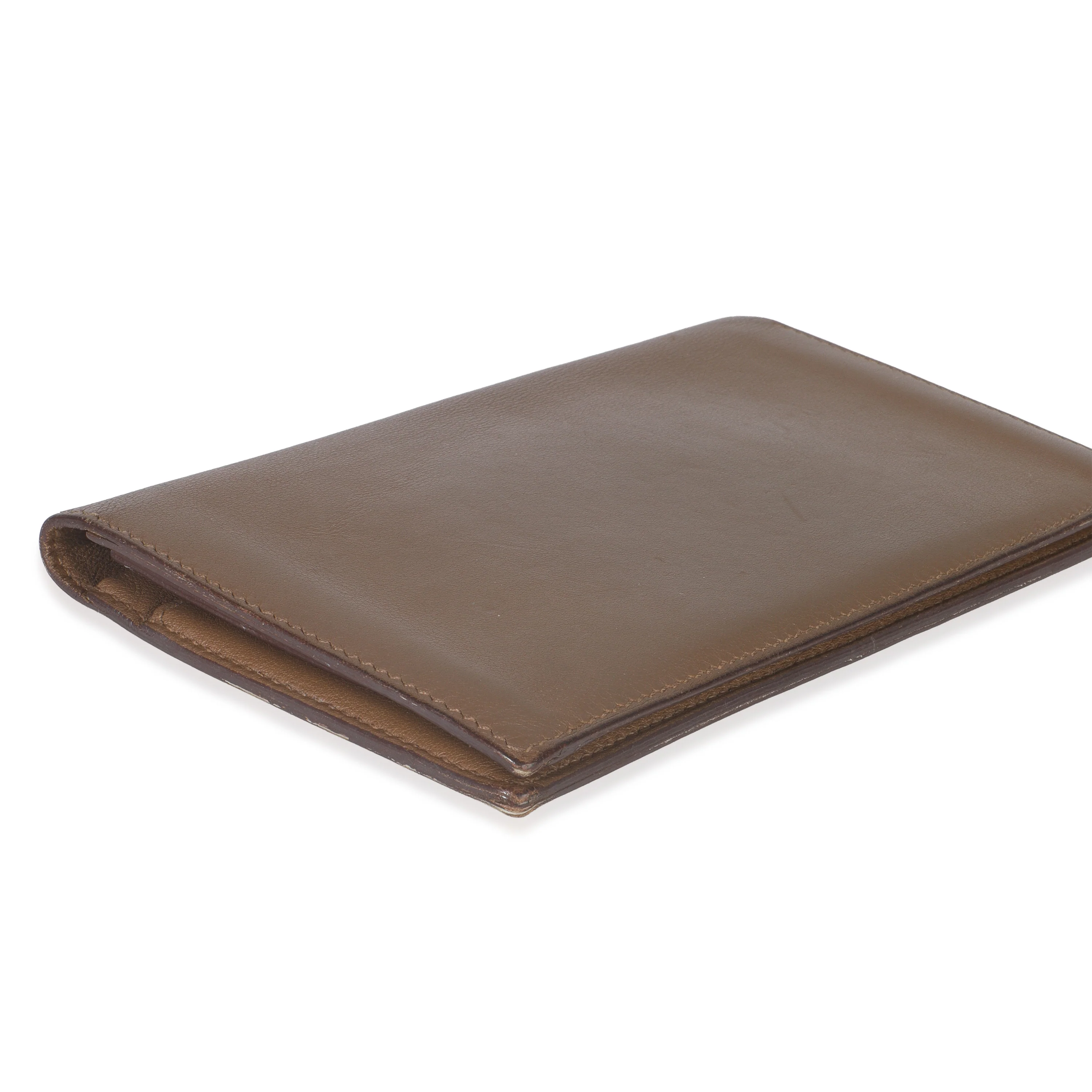Vintage Taupe Swift MC² Fleming Wallet - Image 5