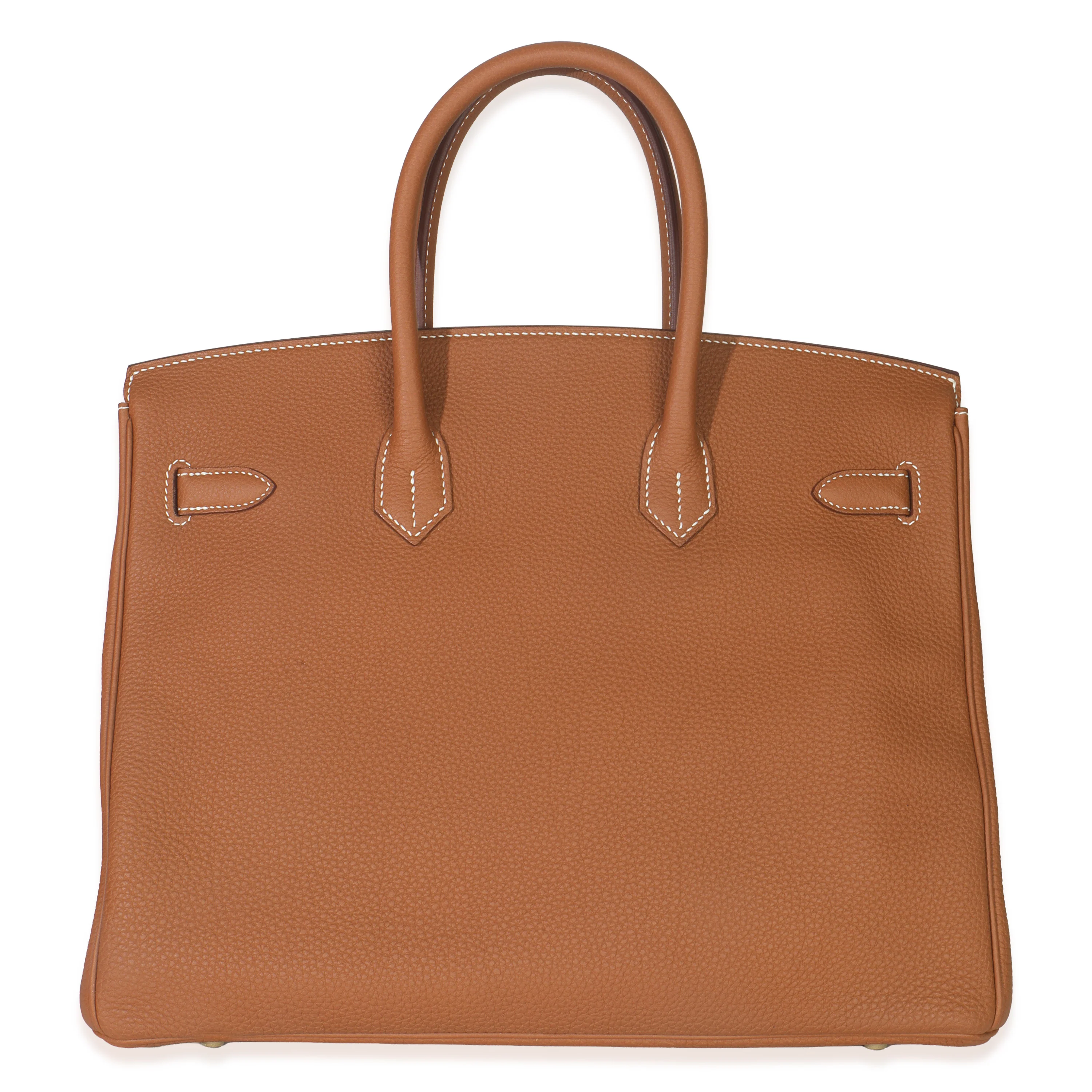 Gold Togo Birkin 35 GHW - Image 4