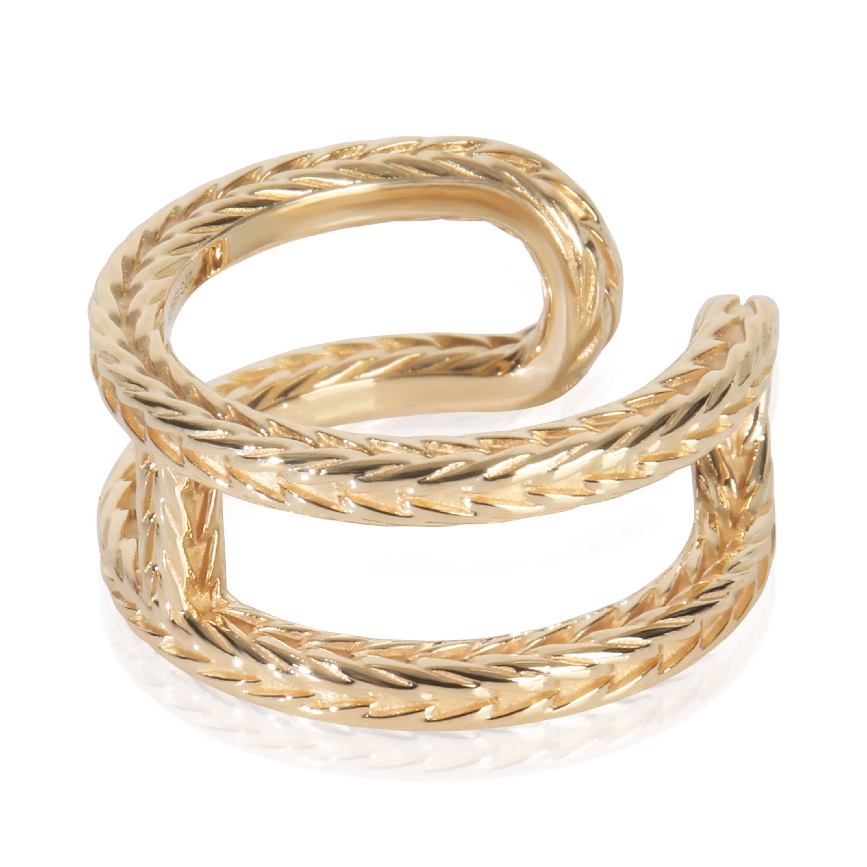 Yellow Gold Chaine d'Ancre Danae Ring - Image 2