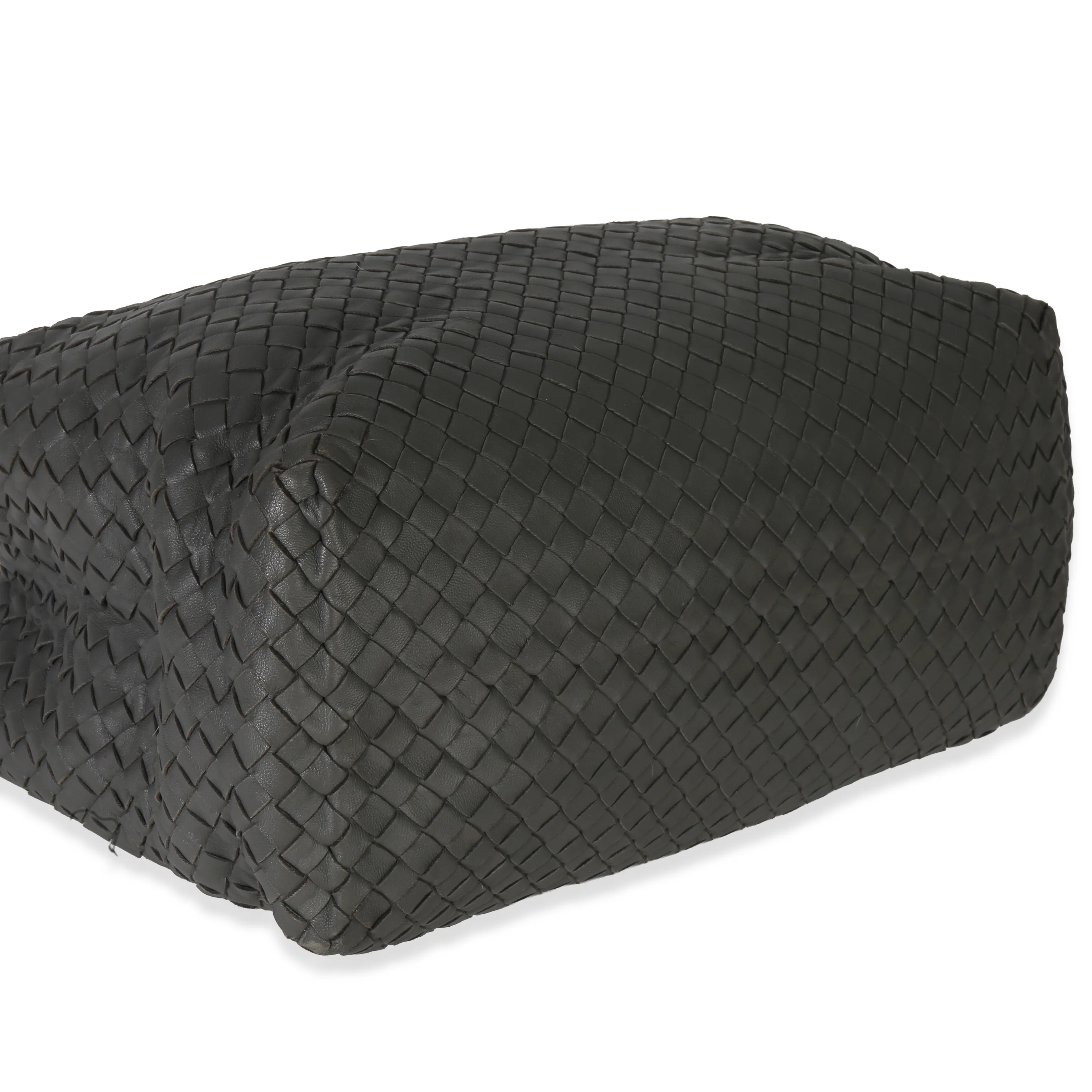 Grey Nappa Intrecciato Medium Chain Tote - Image 6