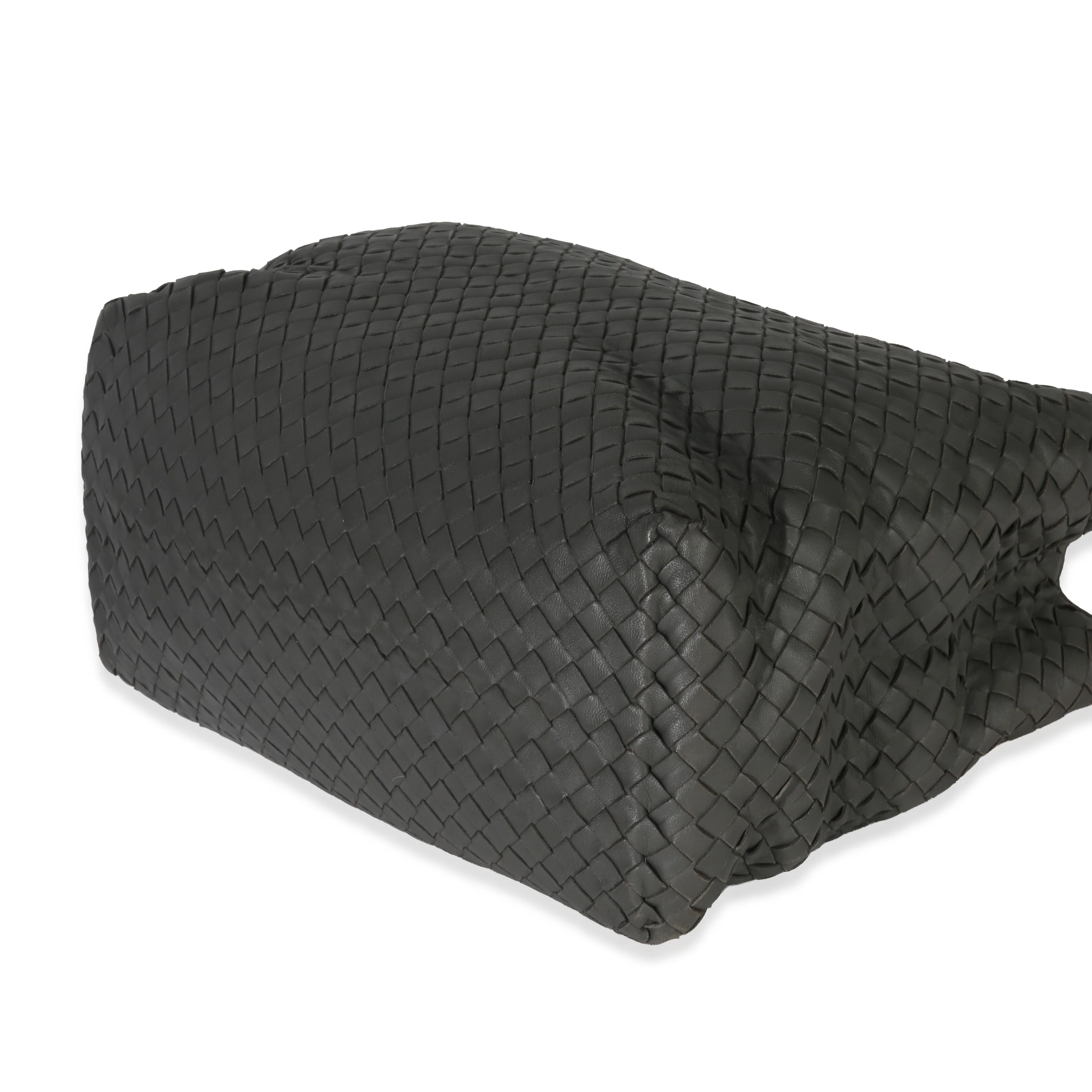 Grey Nappa Intrecciato Medium Chain Tote - Image 7
