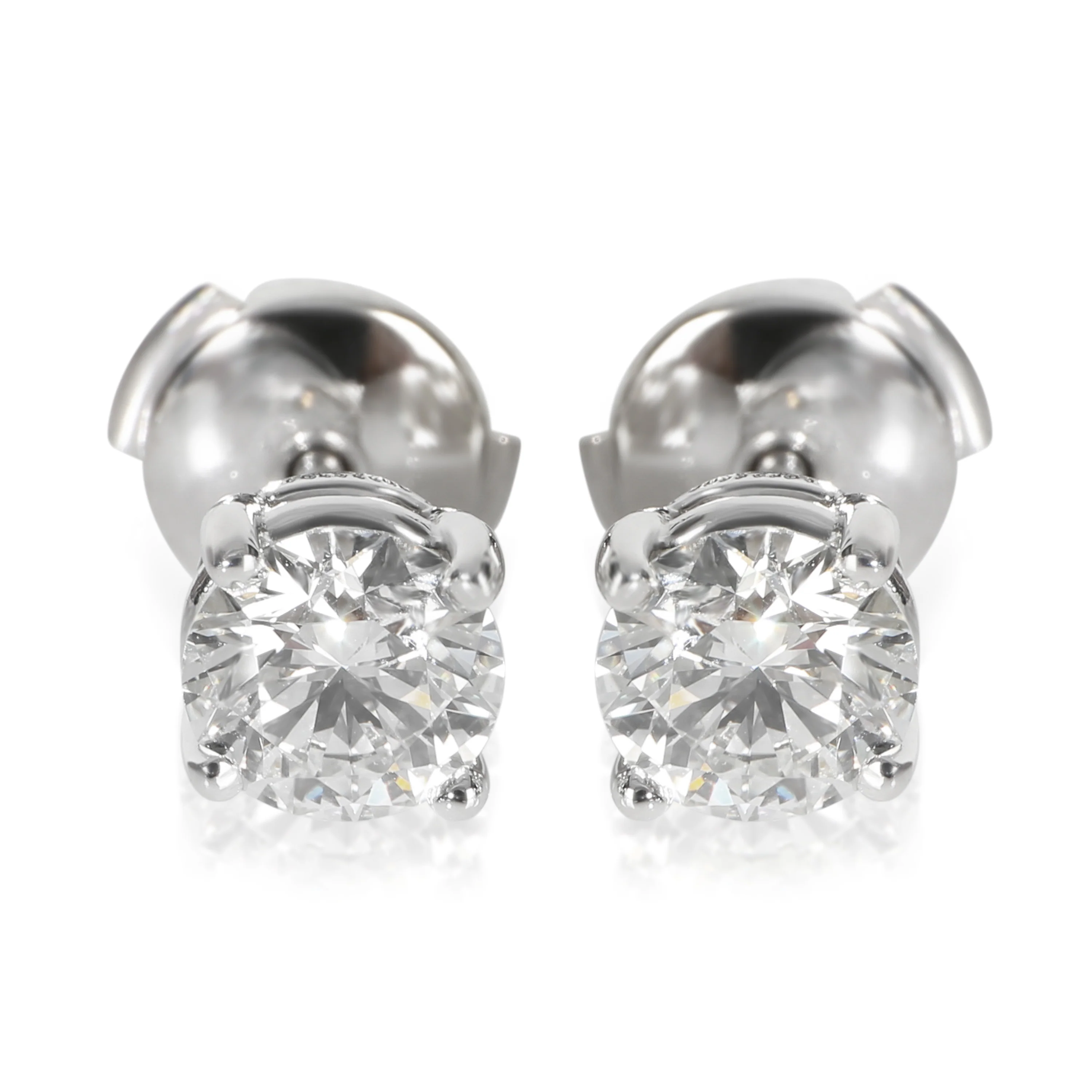 Platinum Diamond Stud Earrings