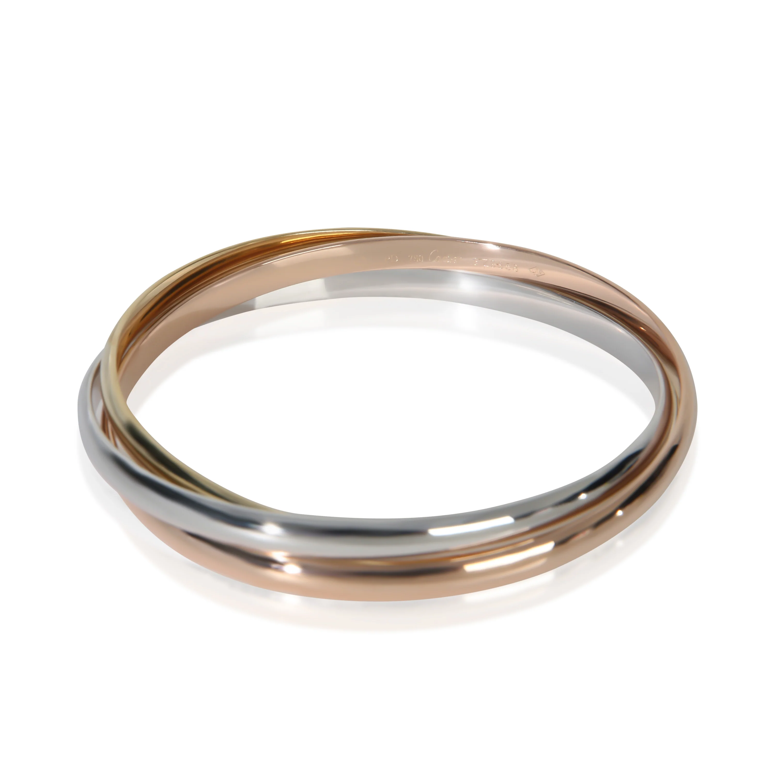3-Tone Gold Trinity Bracelet - Image 3