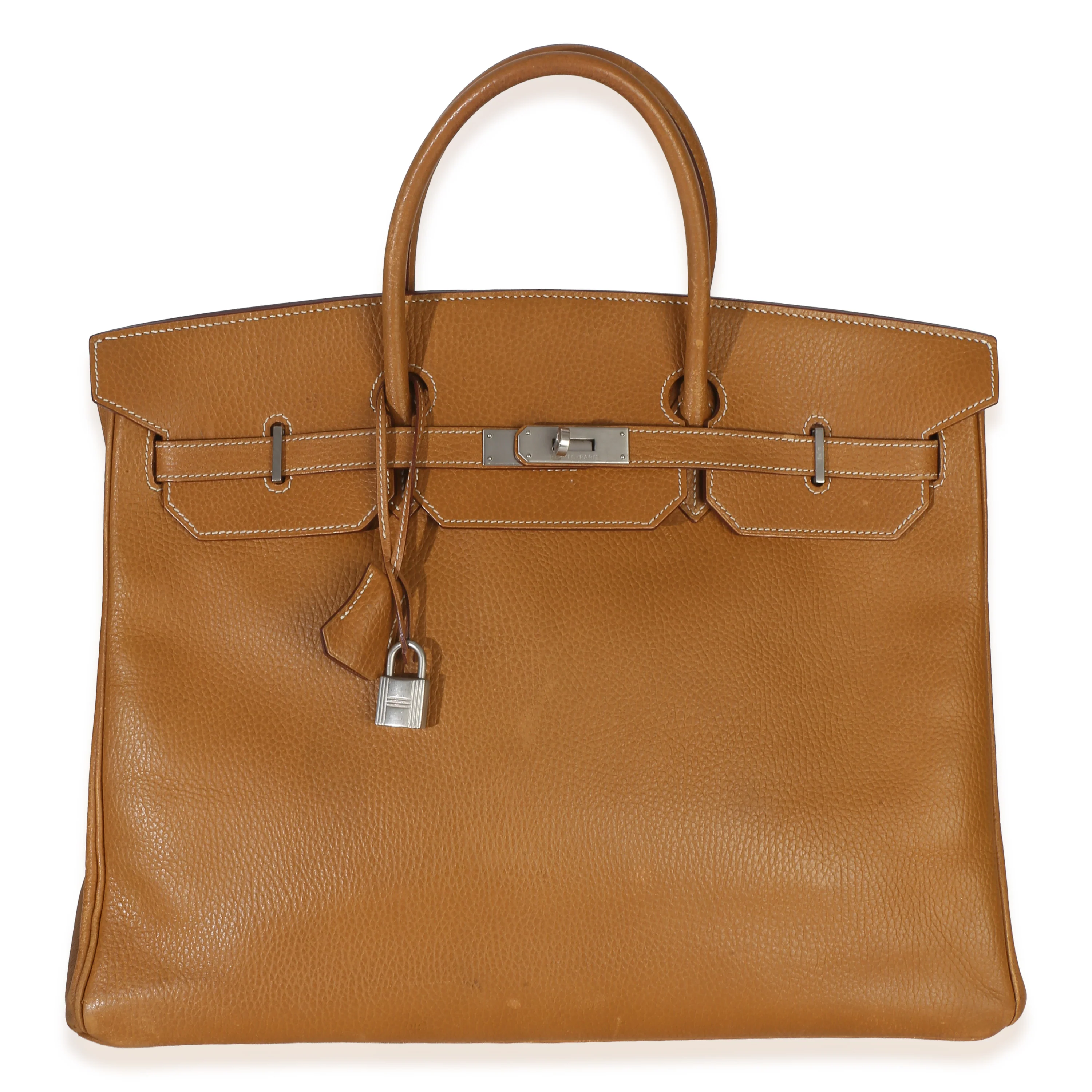 Natural Sable Ardennes Birkin 40 Brushed PHW