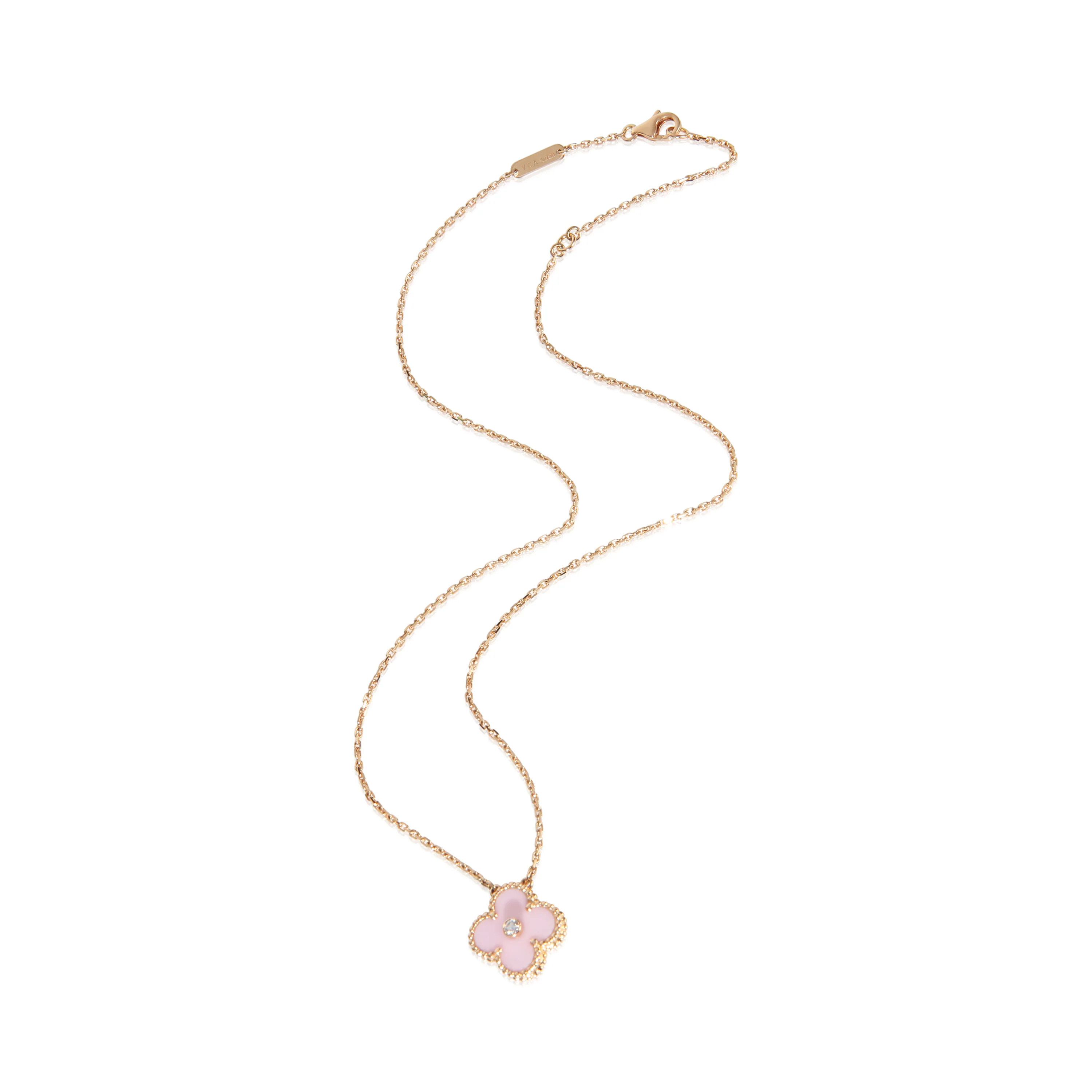 Rose Gold Diamond 2015 Limited Edition Vintage Alhambra Penda - Image 5